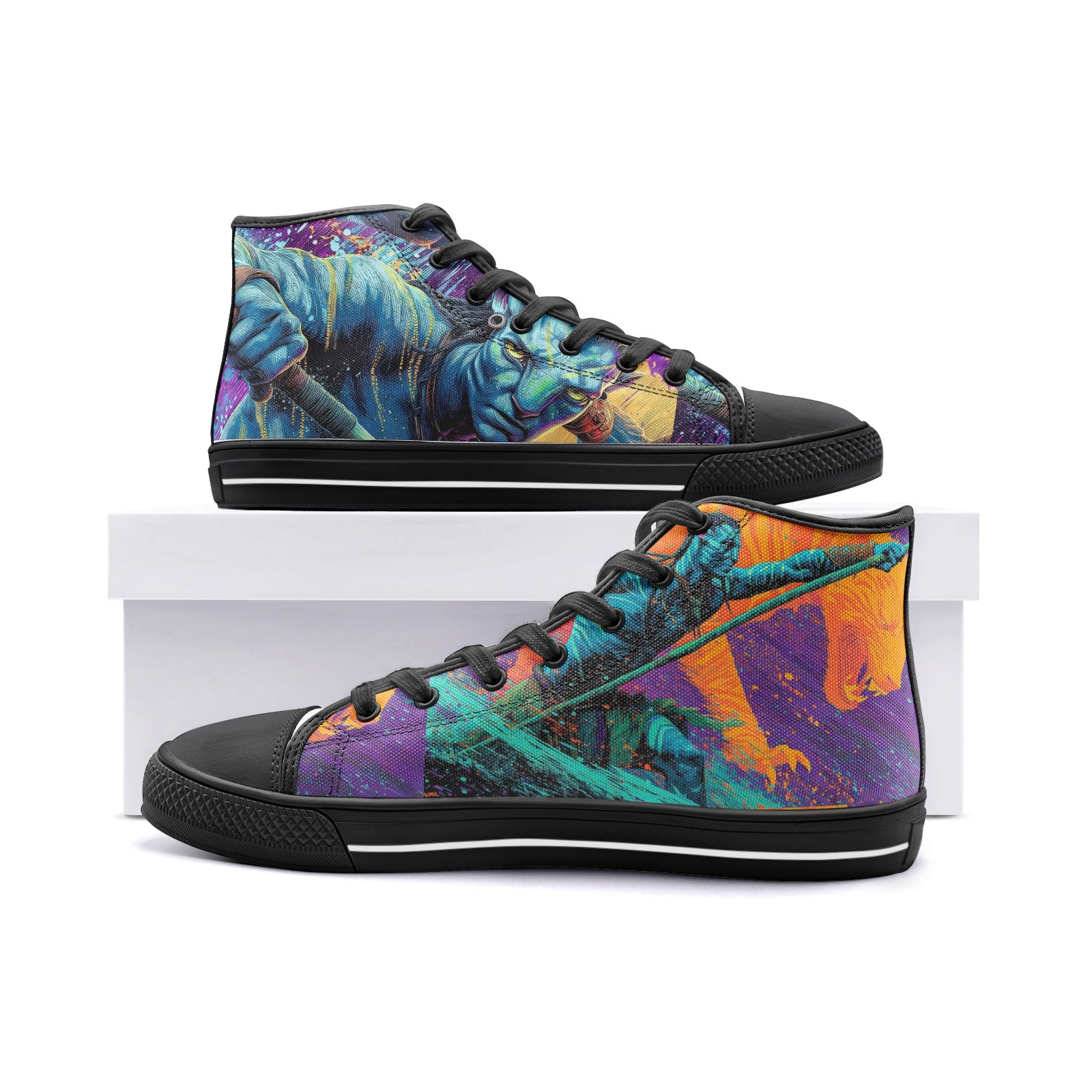 Avatar (Unisex High Top Canvas Shoes)