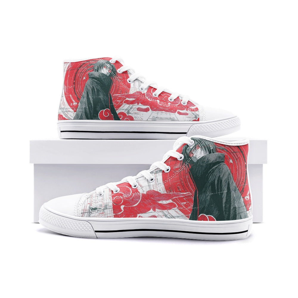 Uchia Itachi (Unisex High Top Canvas Shoes)