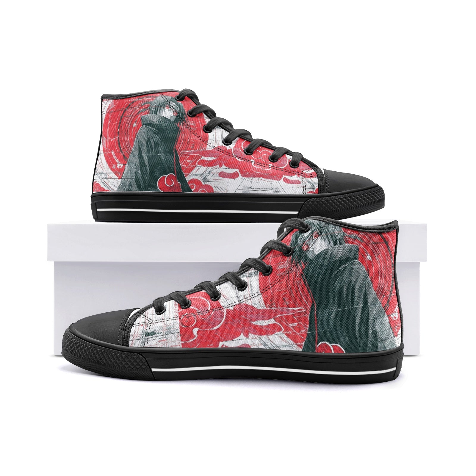 Uchia Itachi (Unisex High Top Canvas Shoes)