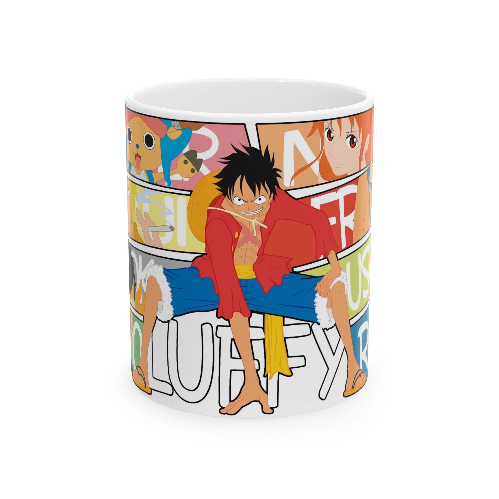 Anime-Inspired Ceramic Mug for Fans, Gift for Anime Lovers, 11oz/15oz Mug, Cute Anime Art Cup