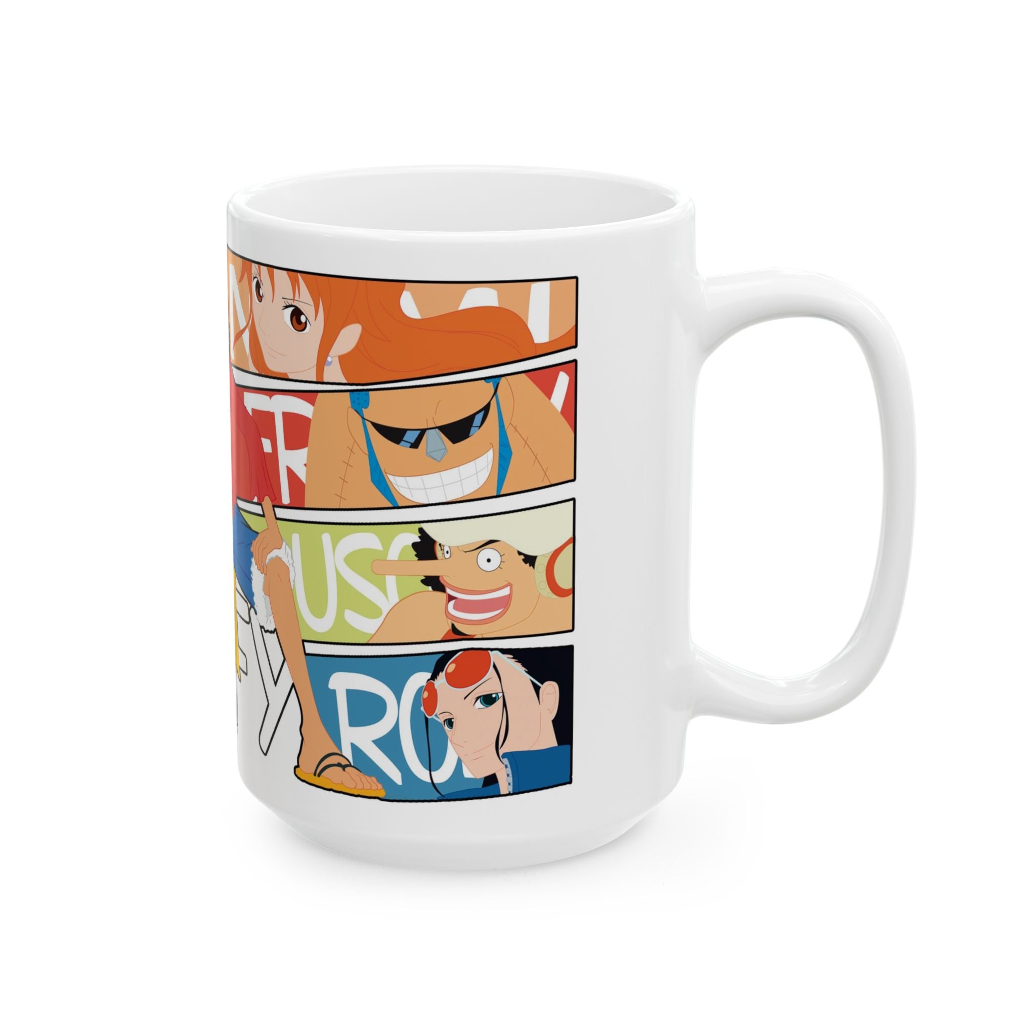 Anime-Inspired Ceramic Mug for Fans, Gift for Anime Lovers, 11oz/15oz Mug, Cute Anime Art Cup