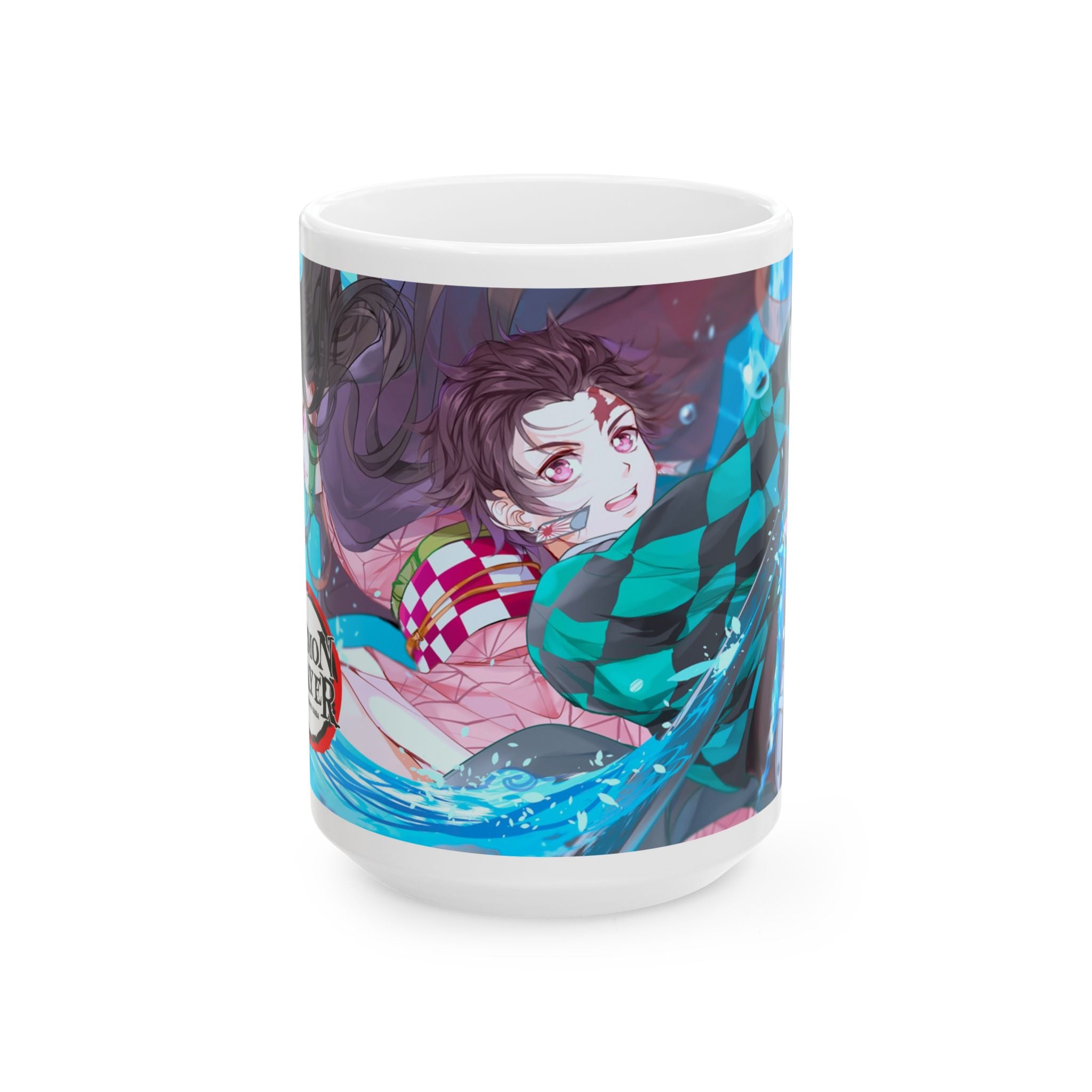 Anime-Inspired Ceramic Mug, Gift for Fans, Hot Beverage Cups, Collectible Drinkware, Cosplay Accessories, Demon Slayer Theme