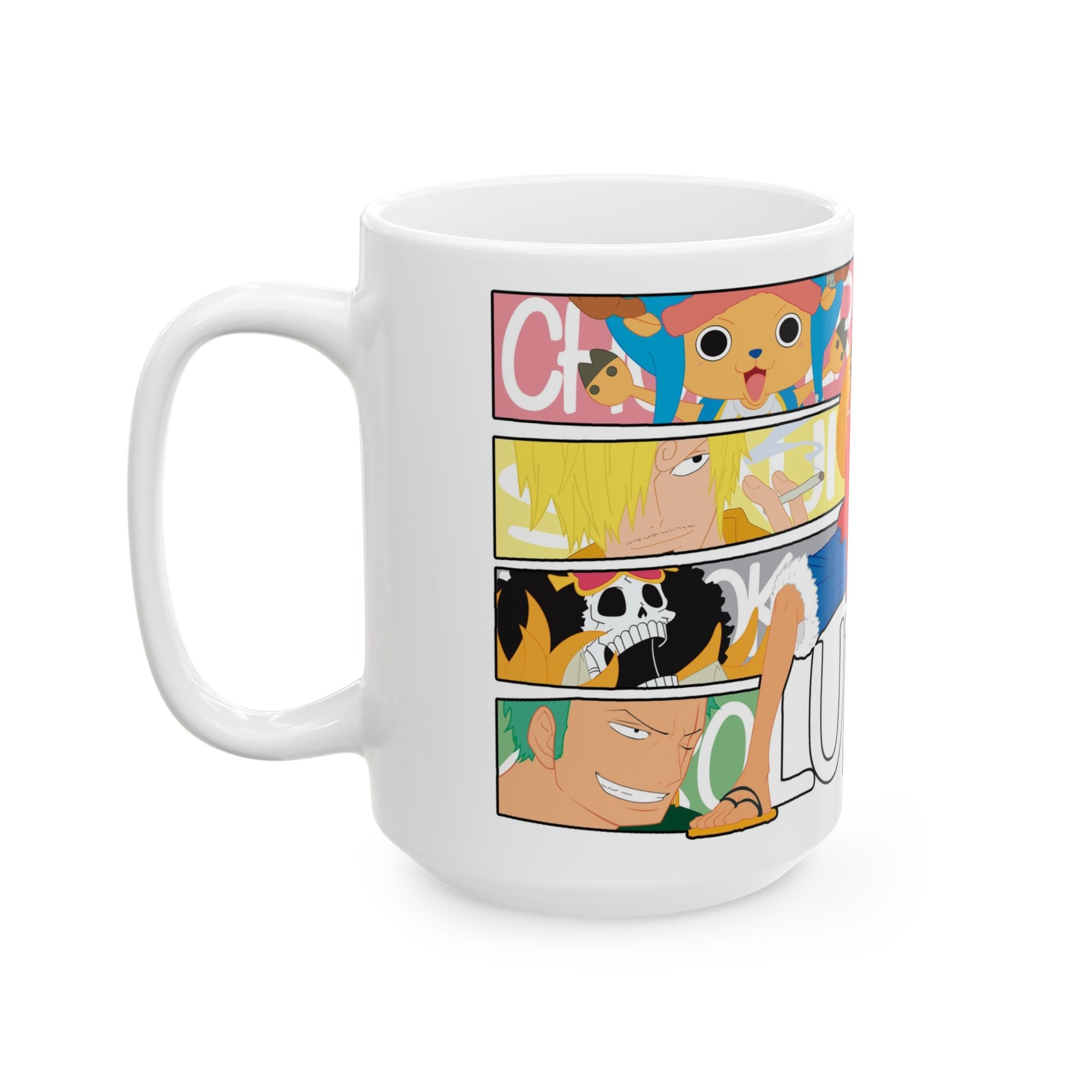Anime-Inspired Ceramic Mug for Fans, Gift for Anime Lovers, 11oz/15oz Mug, Cute Anime Art Cup