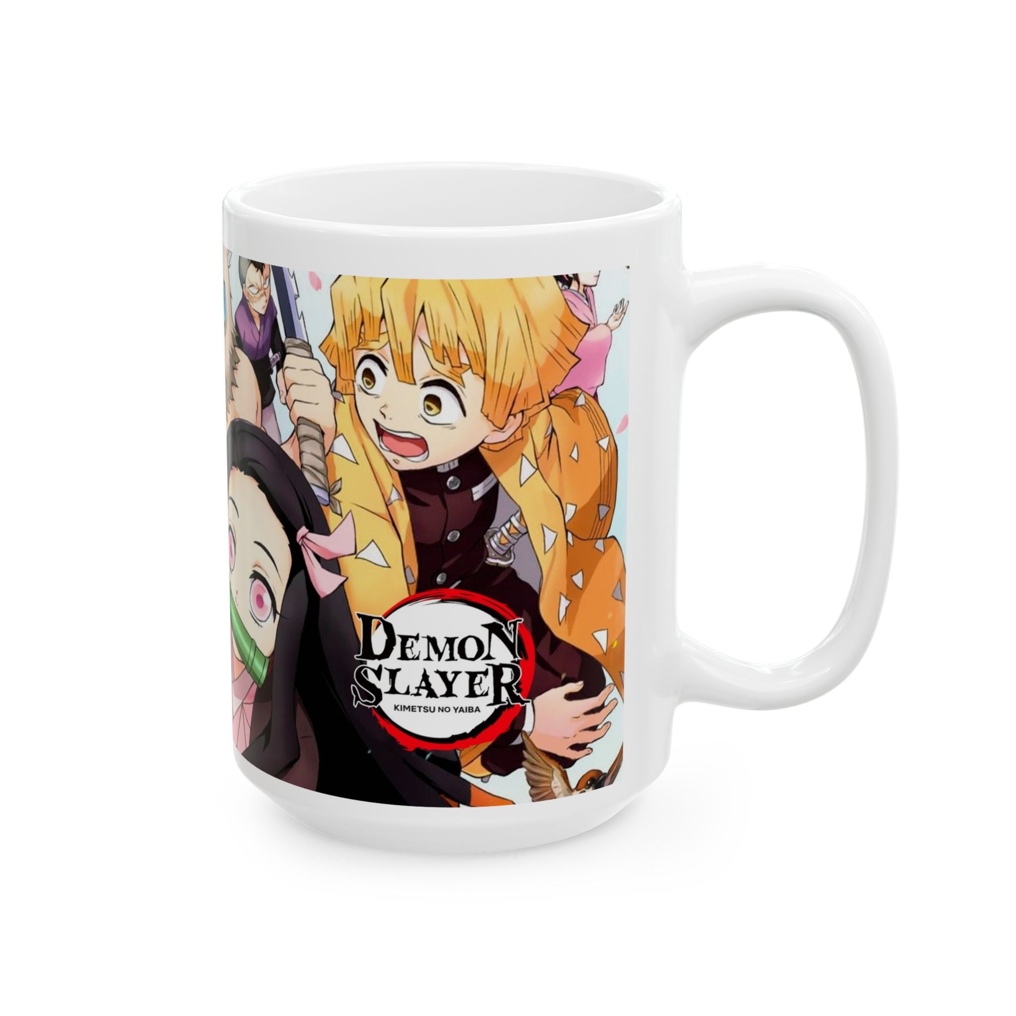 Anime-Inspired Ceramic Mug, Cute Coffee Cup, Gifts for Fans, Collectible Drinkware, Vibrant Art, Unique Gift Ideas