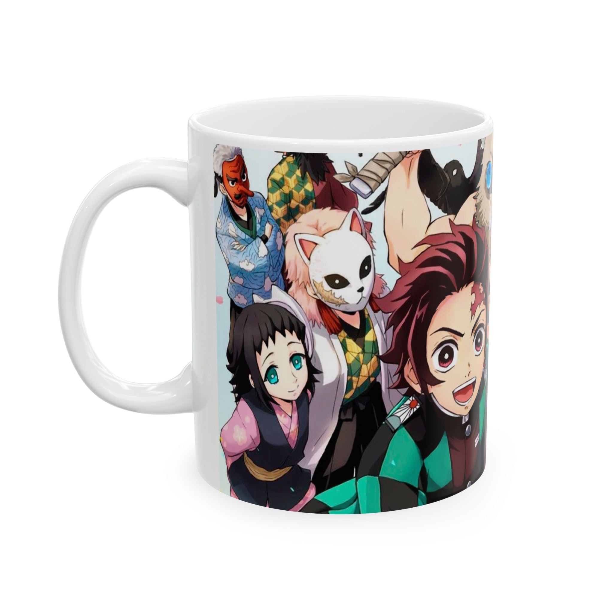 Anime-Inspired Ceramic Mug, Cute Coffee Cup, Gifts for Fans, Collectible Drinkware, Vibrant Art, Unique Gift Ideas