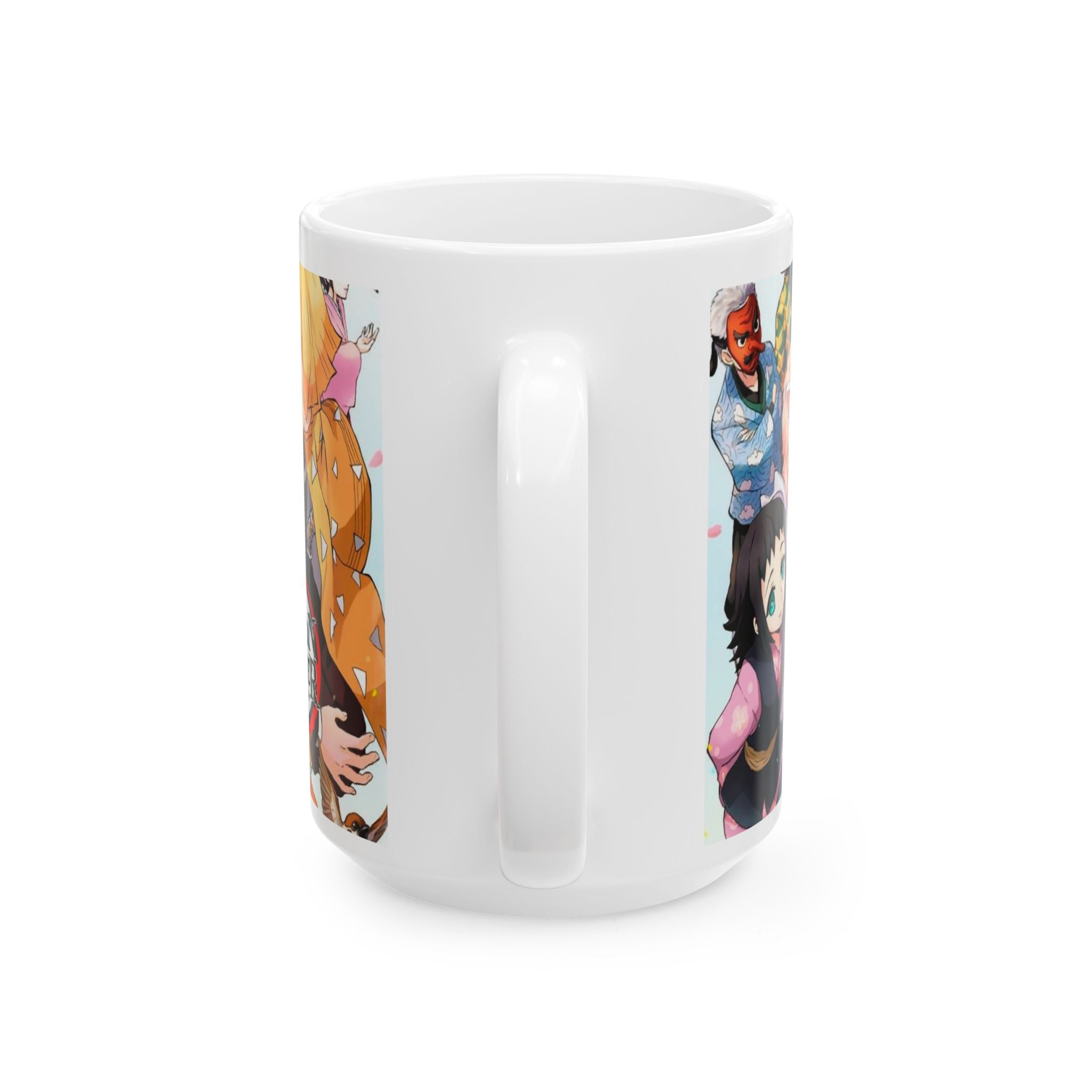 Anime-Inspired Ceramic Mug, Cute Coffee Cup, Gifts for Fans, Collectible Drinkware, Vibrant Art, Unique Gift Ideas