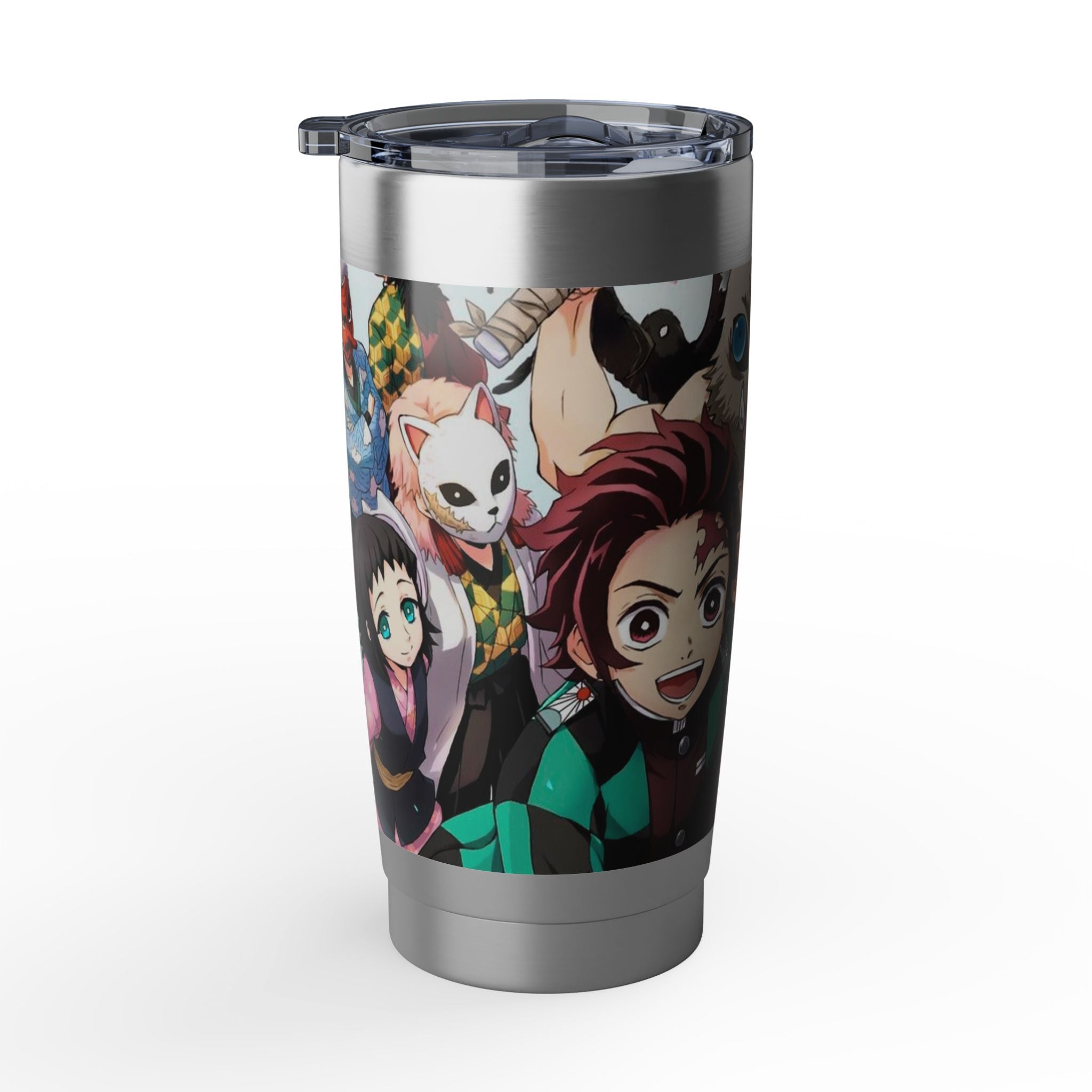 Demon Slayer Chibi Characters Tumbler | Anime 20oz Travel Cup