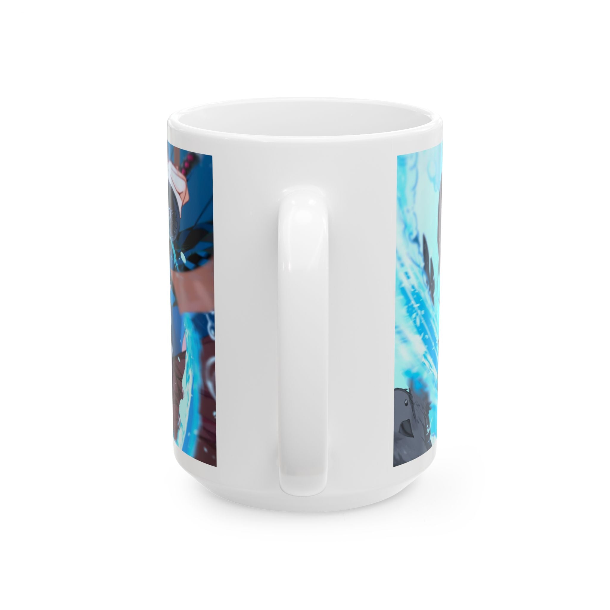 Anime-Inspired Ceramic Mug, Gift for Fans, Hot Beverage Cups, Collectible Drinkware, Cosplay Accessories, Demon Slayer Theme