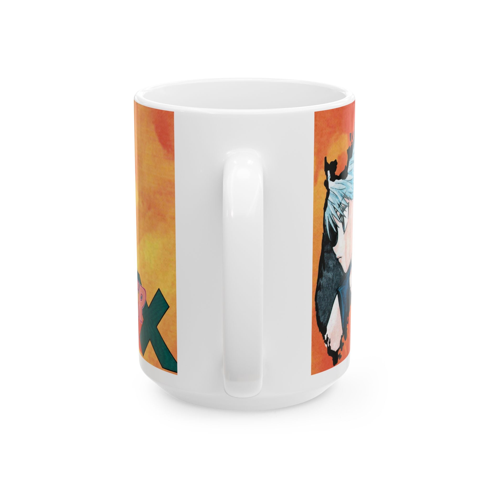 Anime Art Ceramic Mug - Perfect Gift for Fans, 11oz or 15oz, Unique Coffee Cup, Manga Lover's Present, Vibrant Design