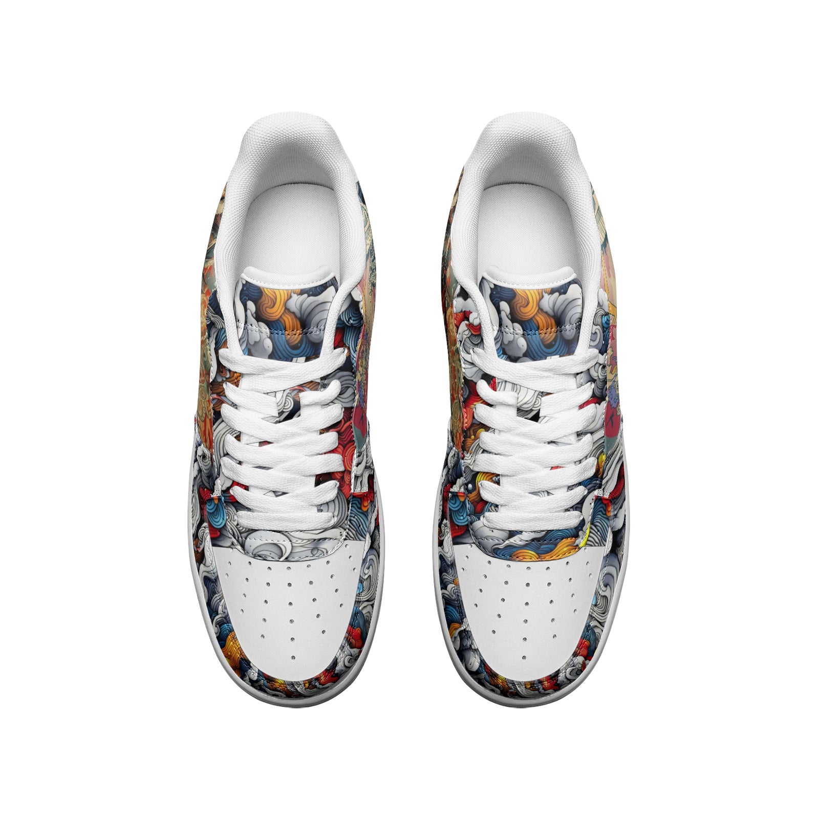 Luffy (Unisex Low Top Leather Sneakers)