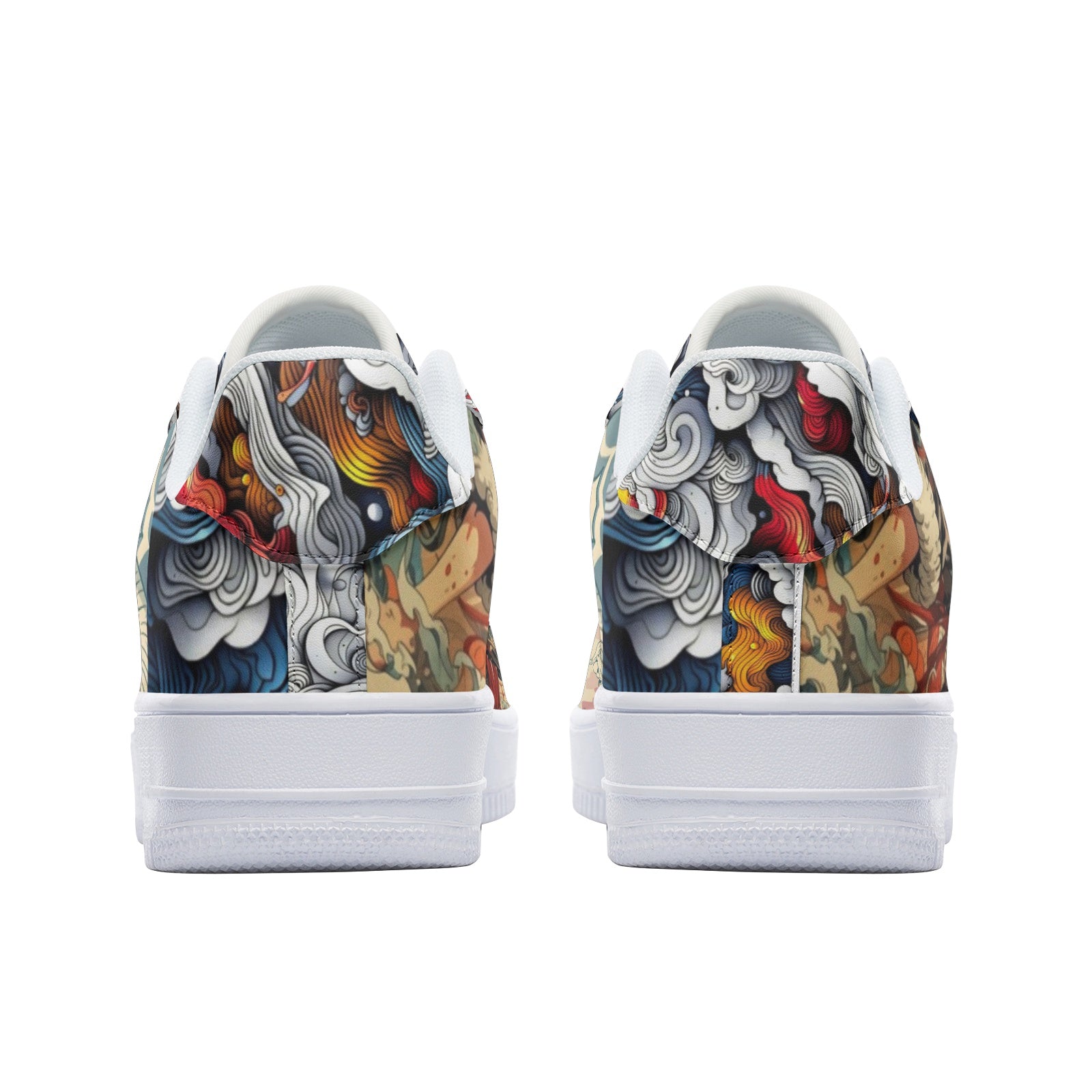 Luffy (Unisex Low Top Leather Sneakers)