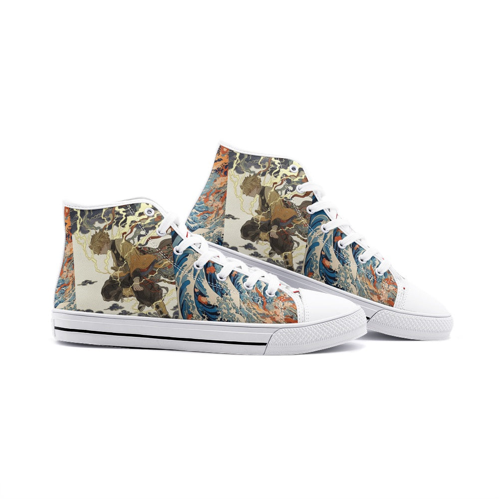 Demon Slayer (Unisex High Top Canvas Shoes)