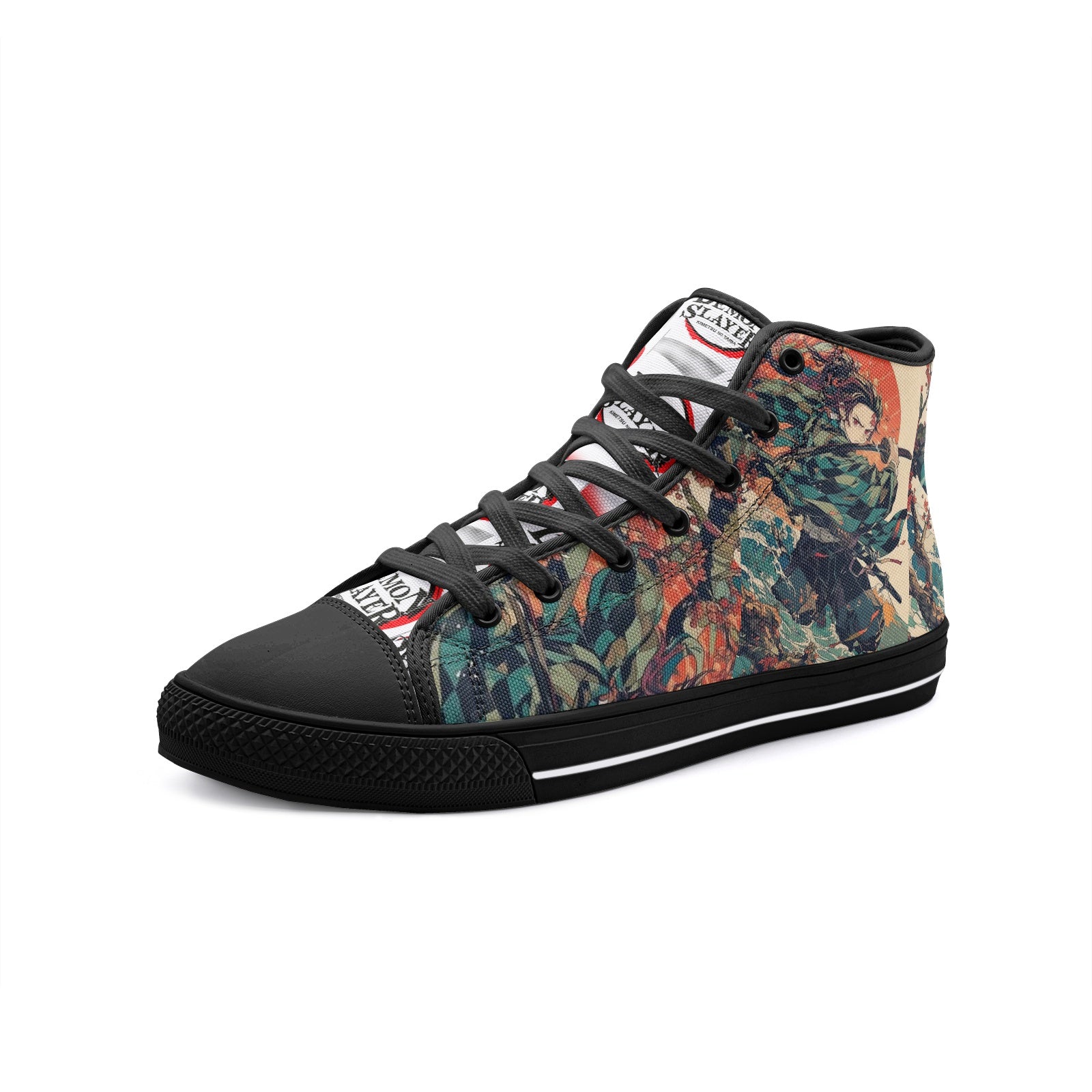 Demon Slayer (Unisex High Top Canvas Shoes)