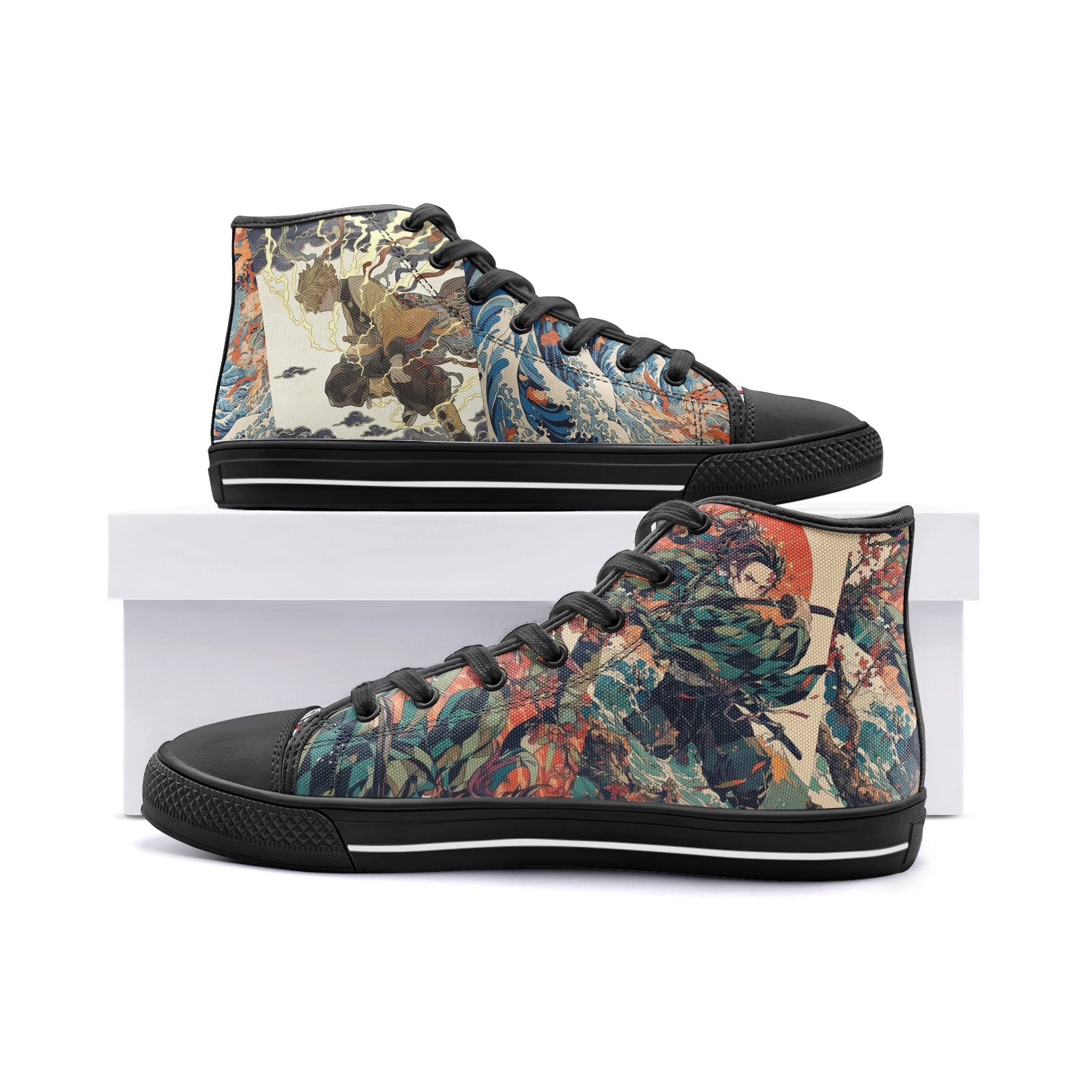 Demon Slayer (Unisex High Top Canvas Shoes)