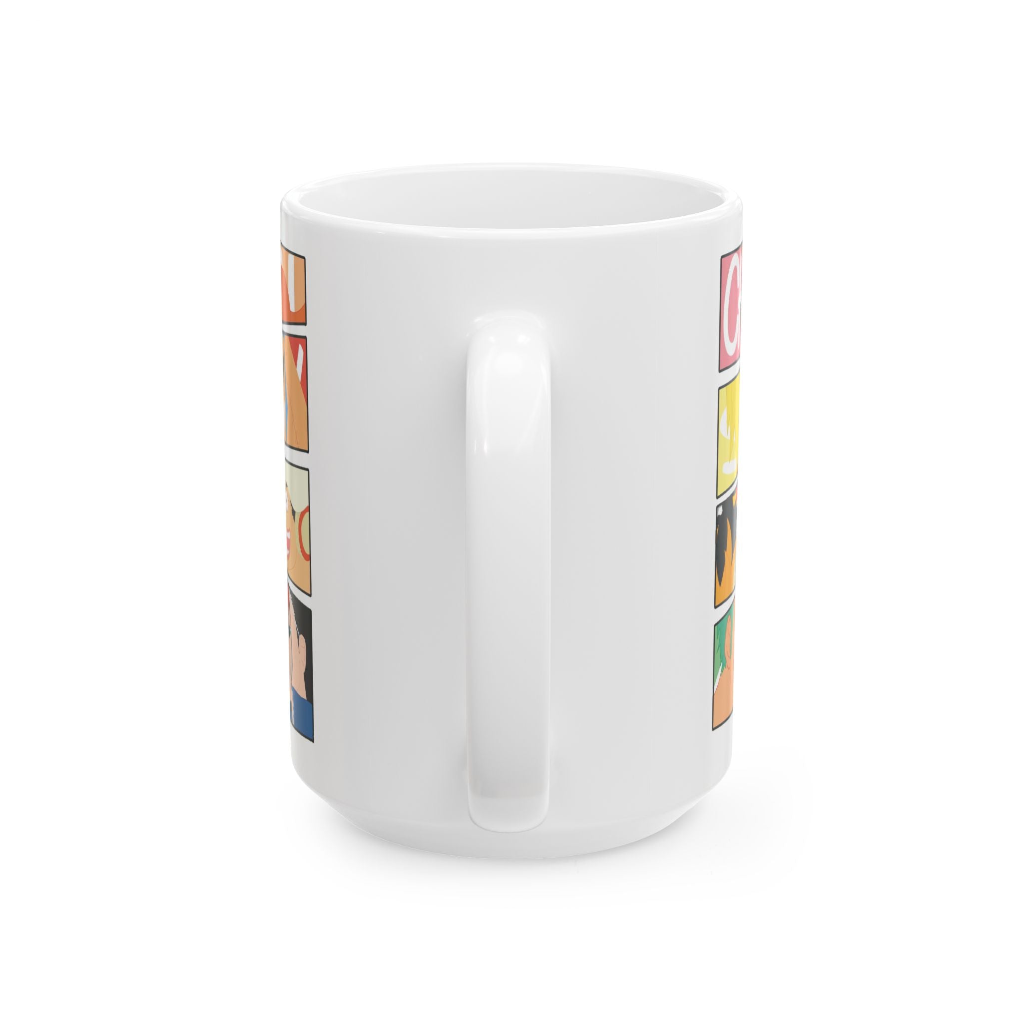 Anime-Inspired Ceramic Mug for Fans, Gift for Anime Lovers, 11oz/15oz Mug, Cute Anime Art Cup