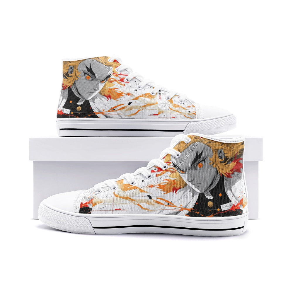 Demon Slayer (Unisex High Top Canvas Shoes)