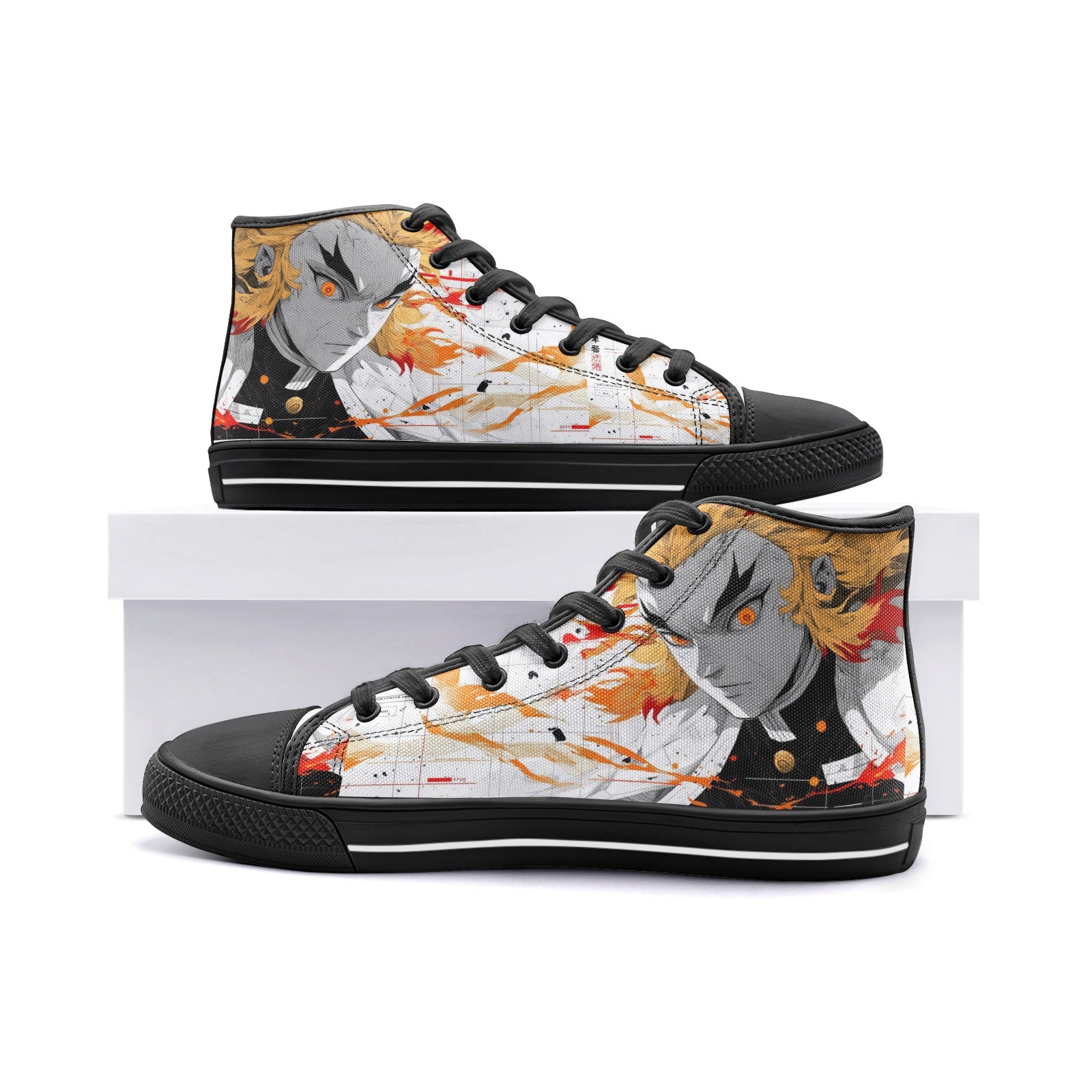 Demon Slayer (Unisex High Top Canvas Shoes)