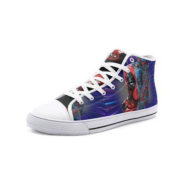 DeadXPool (Unisex High Top Canvas Shoes)