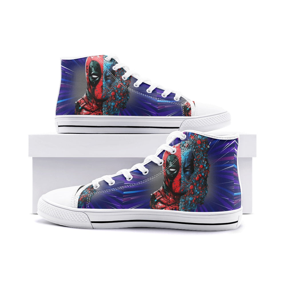 DeadXPool (Unisex High Top Canvas Shoes)