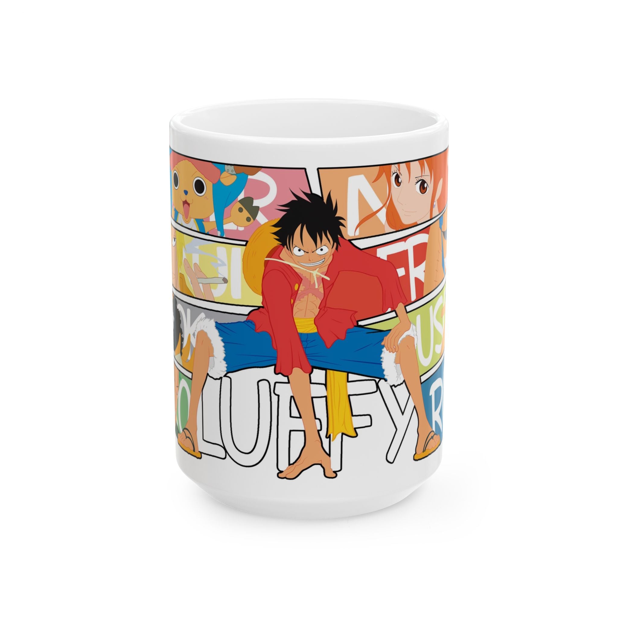 Anime-Inspired Ceramic Mug for Fans, Gift for Anime Lovers, 11oz/15oz Mug, Cute Anime Art Cup