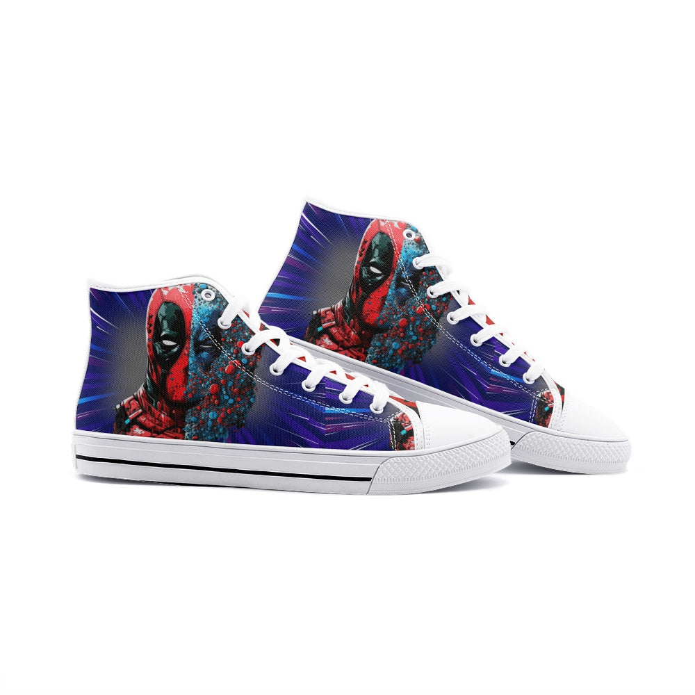 DeadXPool (Unisex High Top Canvas Shoes)