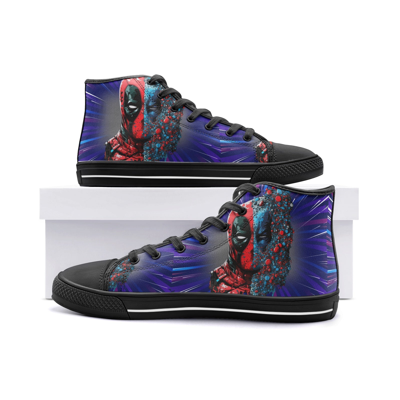 DeadXPool (Unisex High Top Canvas Shoes)