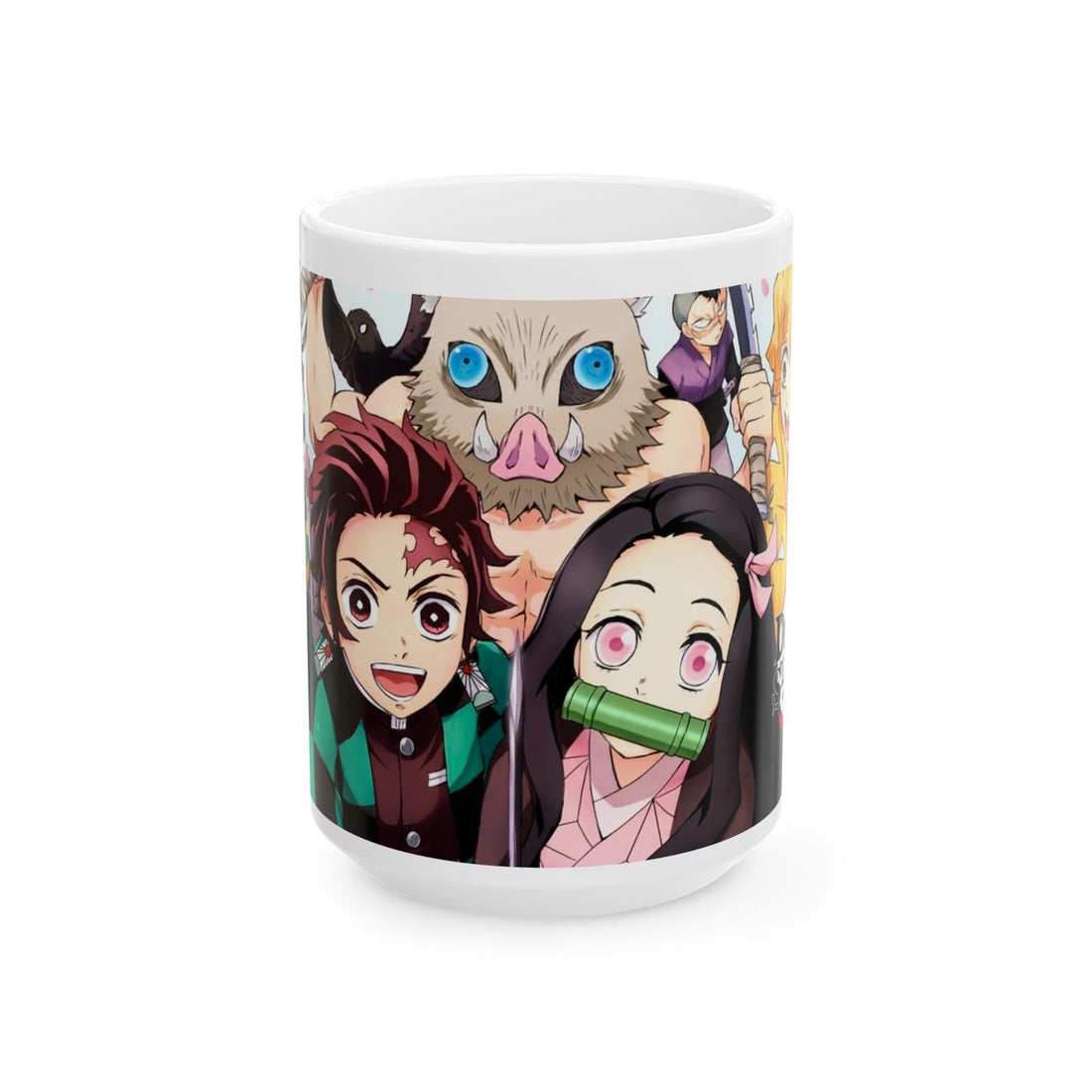 Anime-Inspired Ceramic Mug, Cute Coffee Cup, Gifts for Fans, Collectible Drinkware, Vibrant Art, Unique Gift Ideas