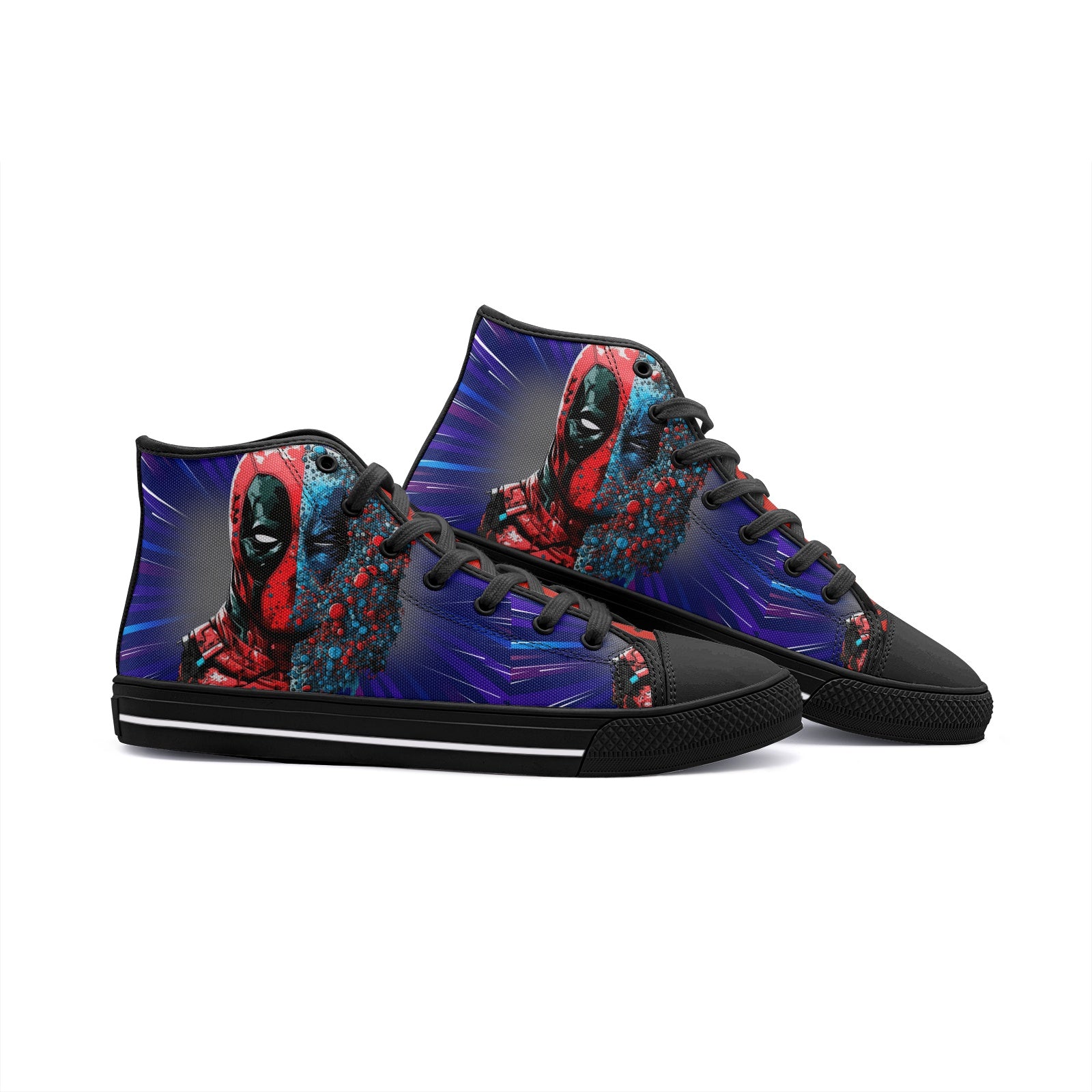 DeadXPool (Unisex High Top Canvas Shoes)