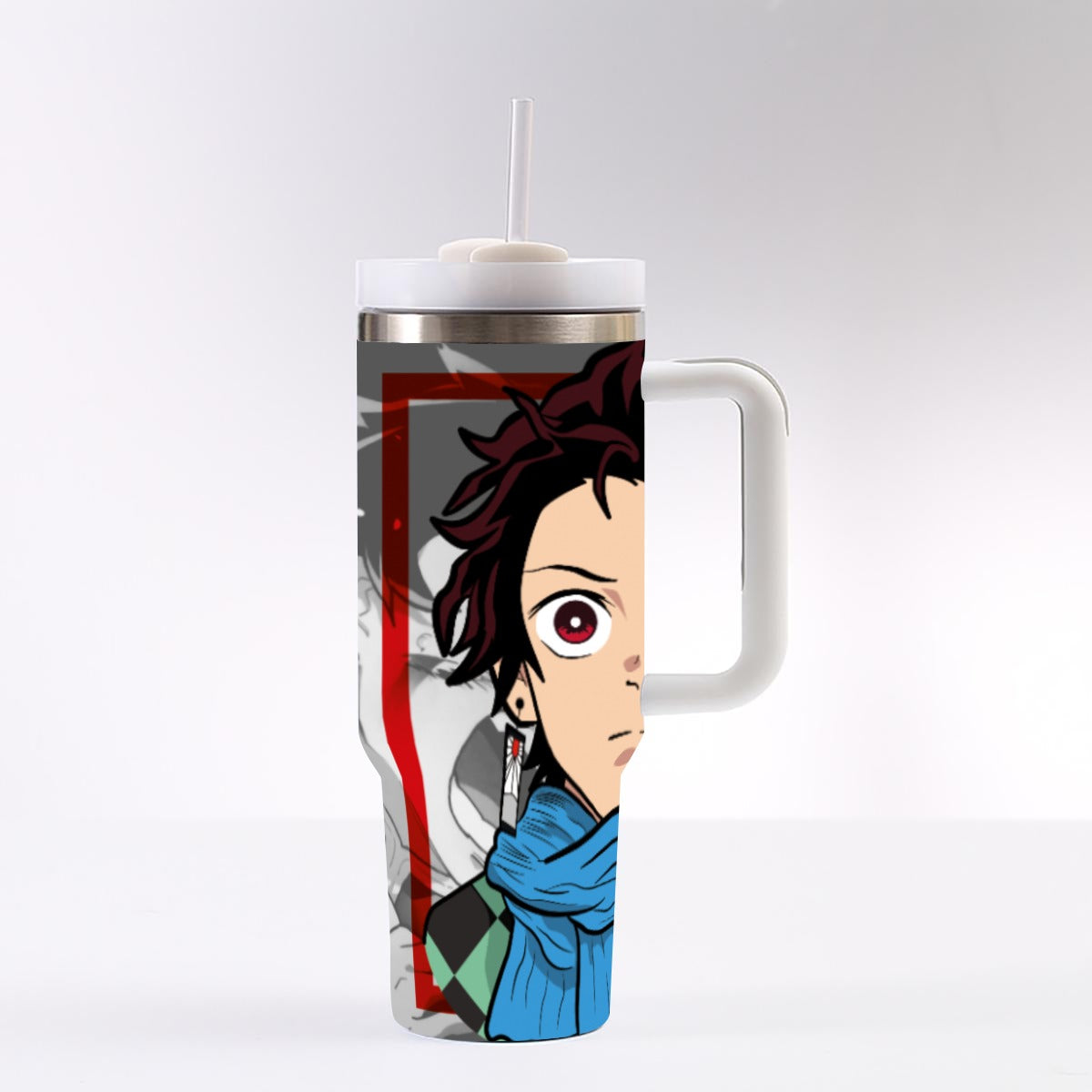 40 oz Tumbler With Handle Printed in USA