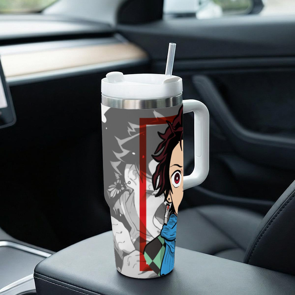 40 oz Tumbler With Handle Printed in USA