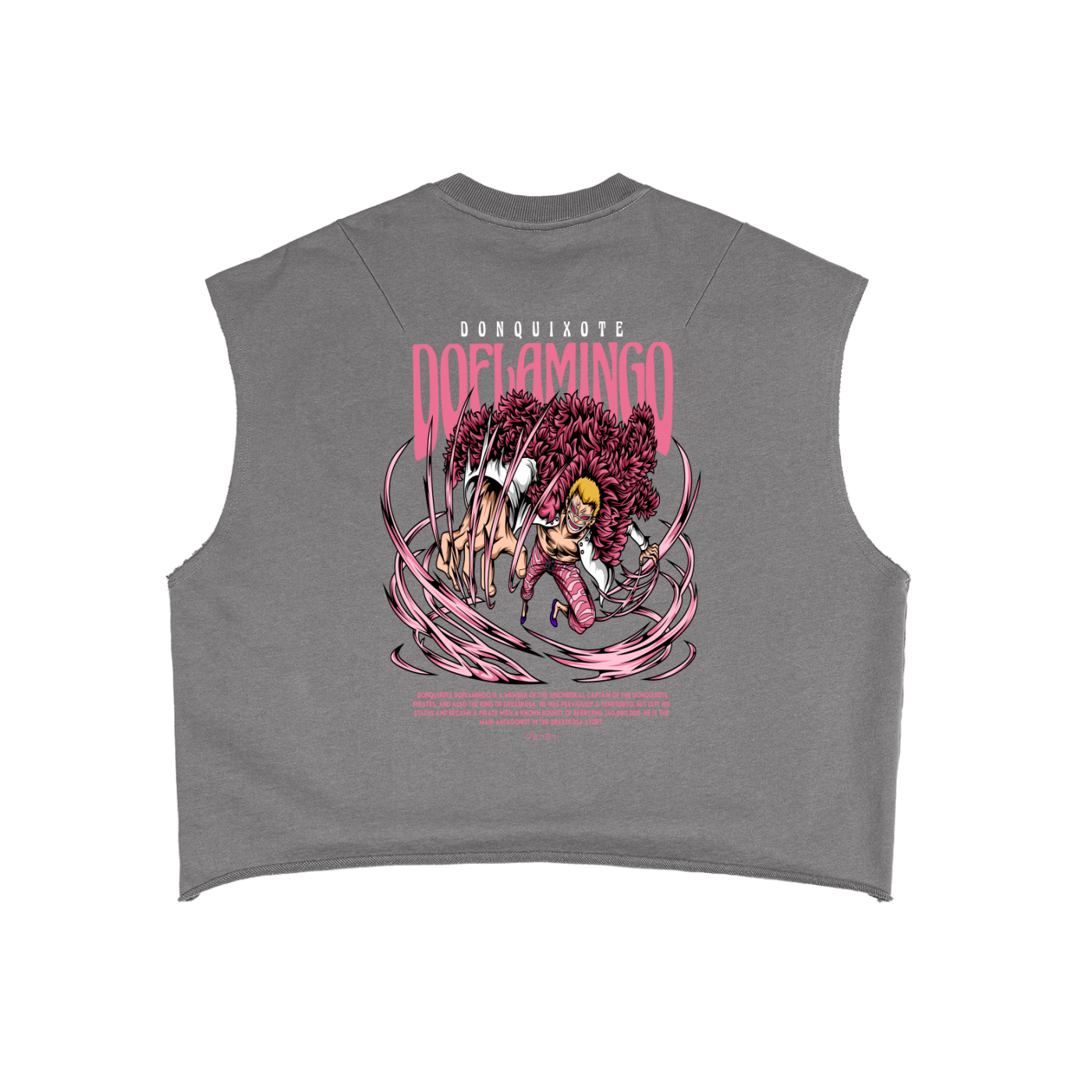 Doflamingo French Terry Boxy Tank Top