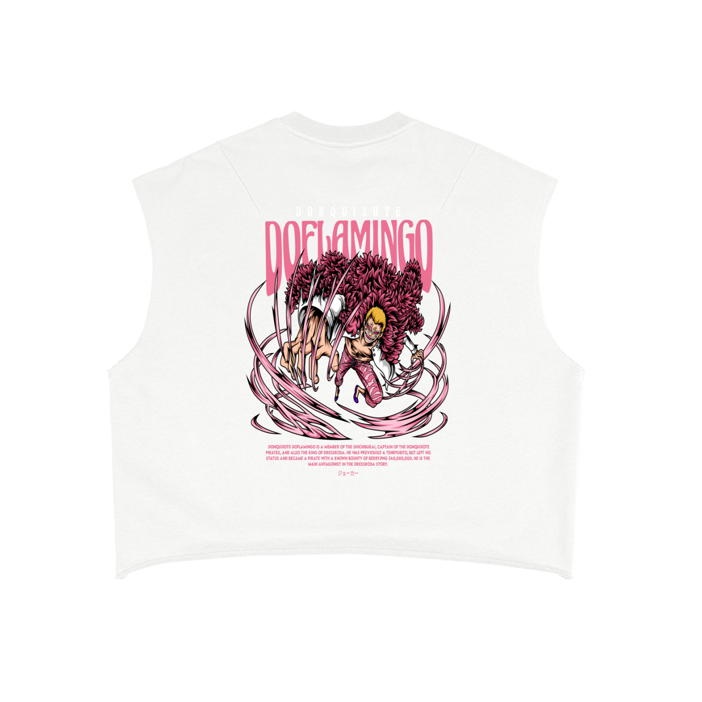 Doflamingo French Terry Boxy Tank Top