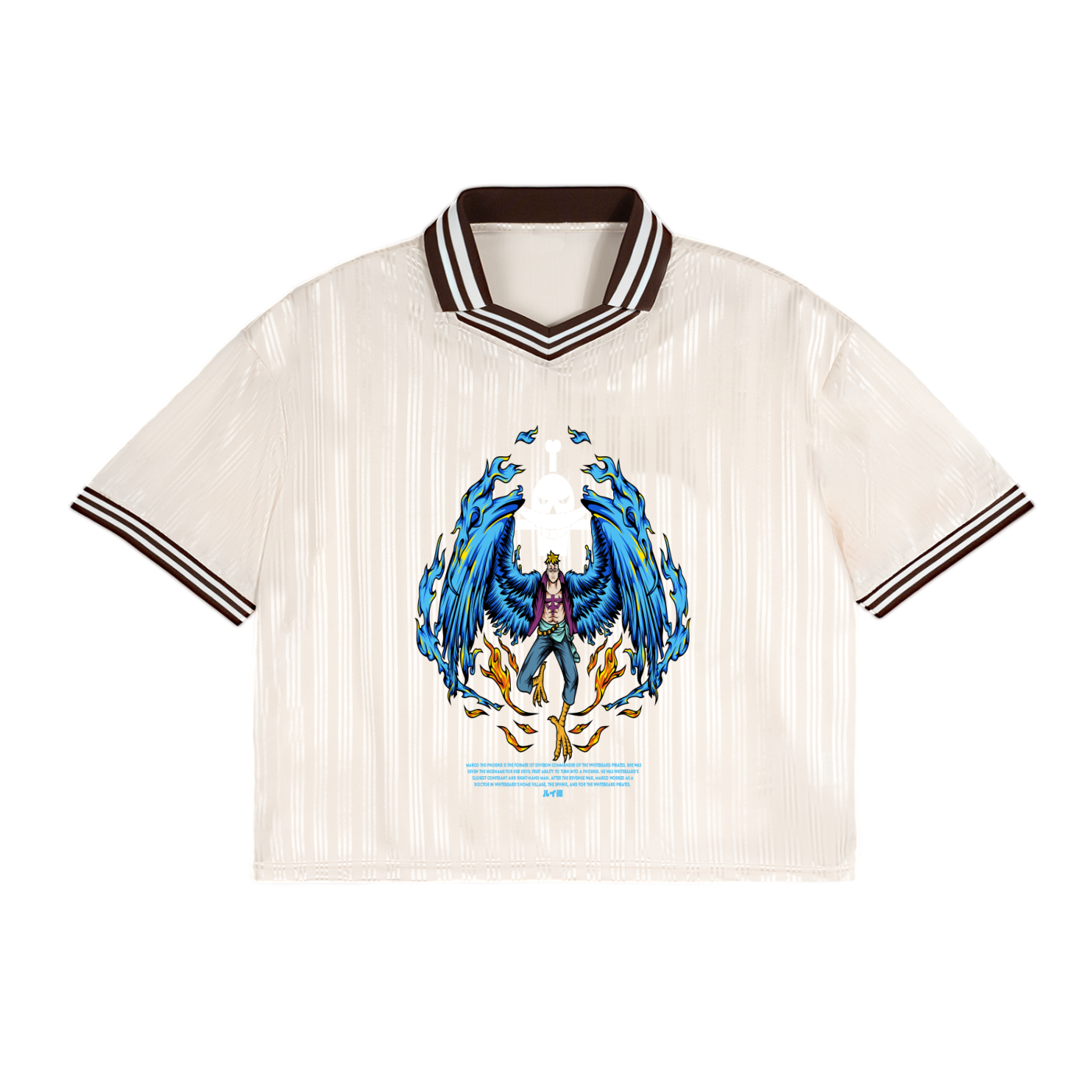 Contrast Stripes Polo Collar T-Shirt