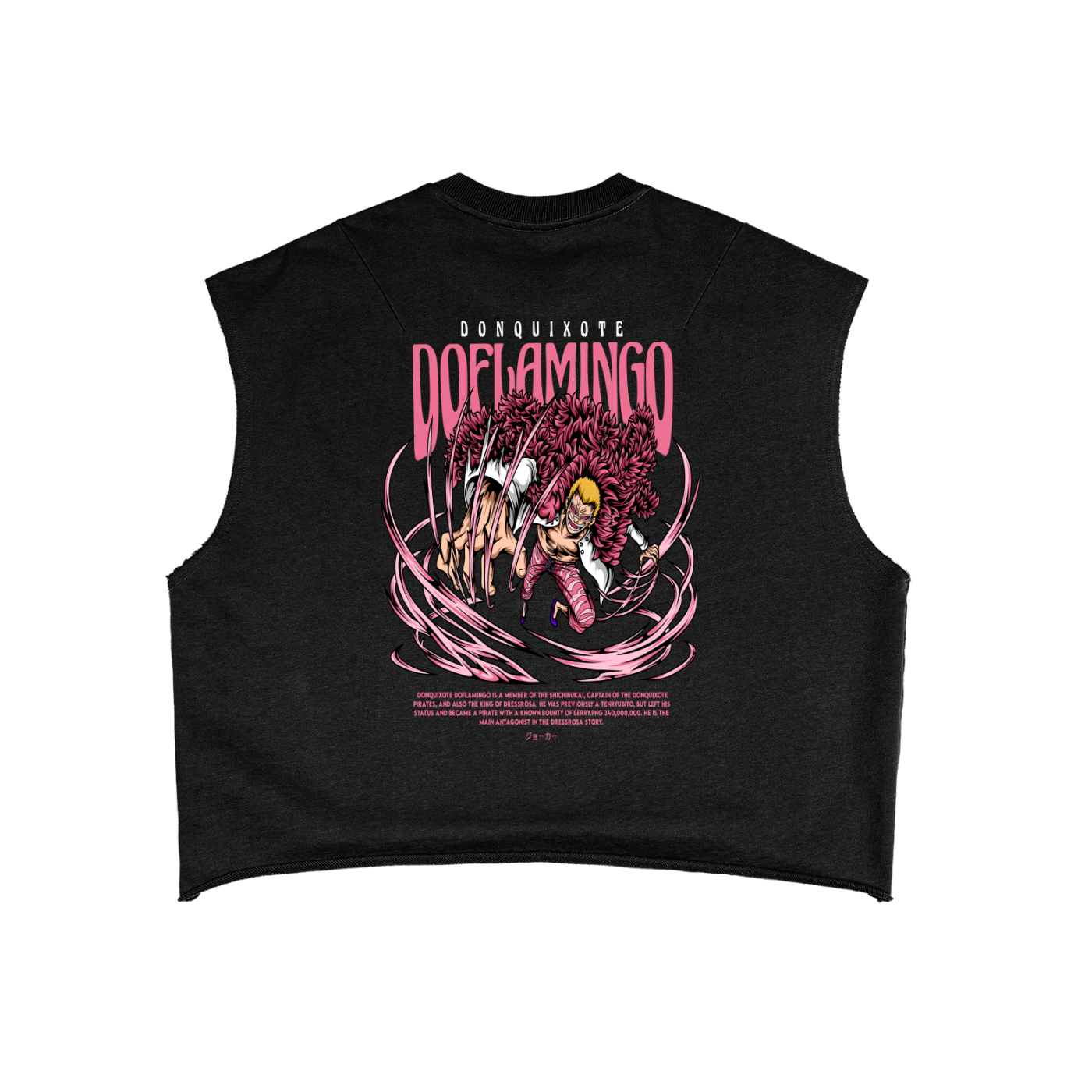 Doflamingo French Terry Boxy Tank Top