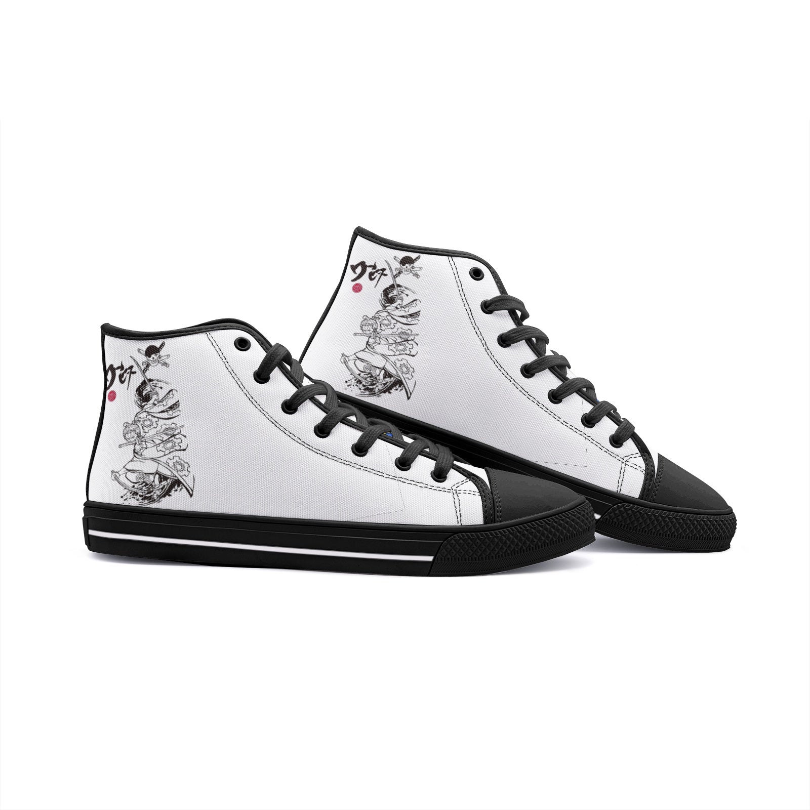 Roronoa Zorro (Unisex High Top Canvas Shoes)