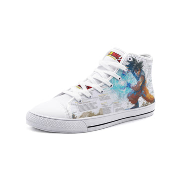 DBZ-Goku_Vegeta (Unisex High Top Canvas Shoes)
