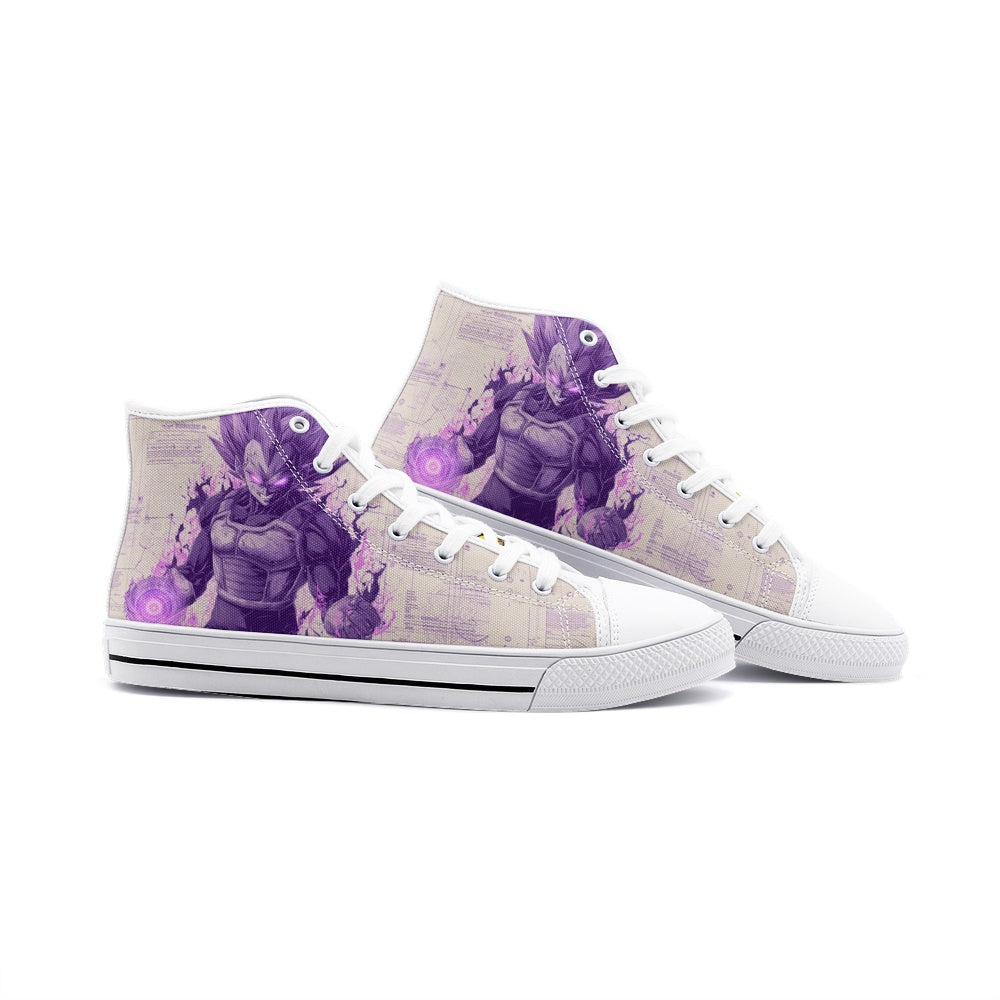 DBZ-Goku_Vegeta (Unisex High Top Canvas Shoes)