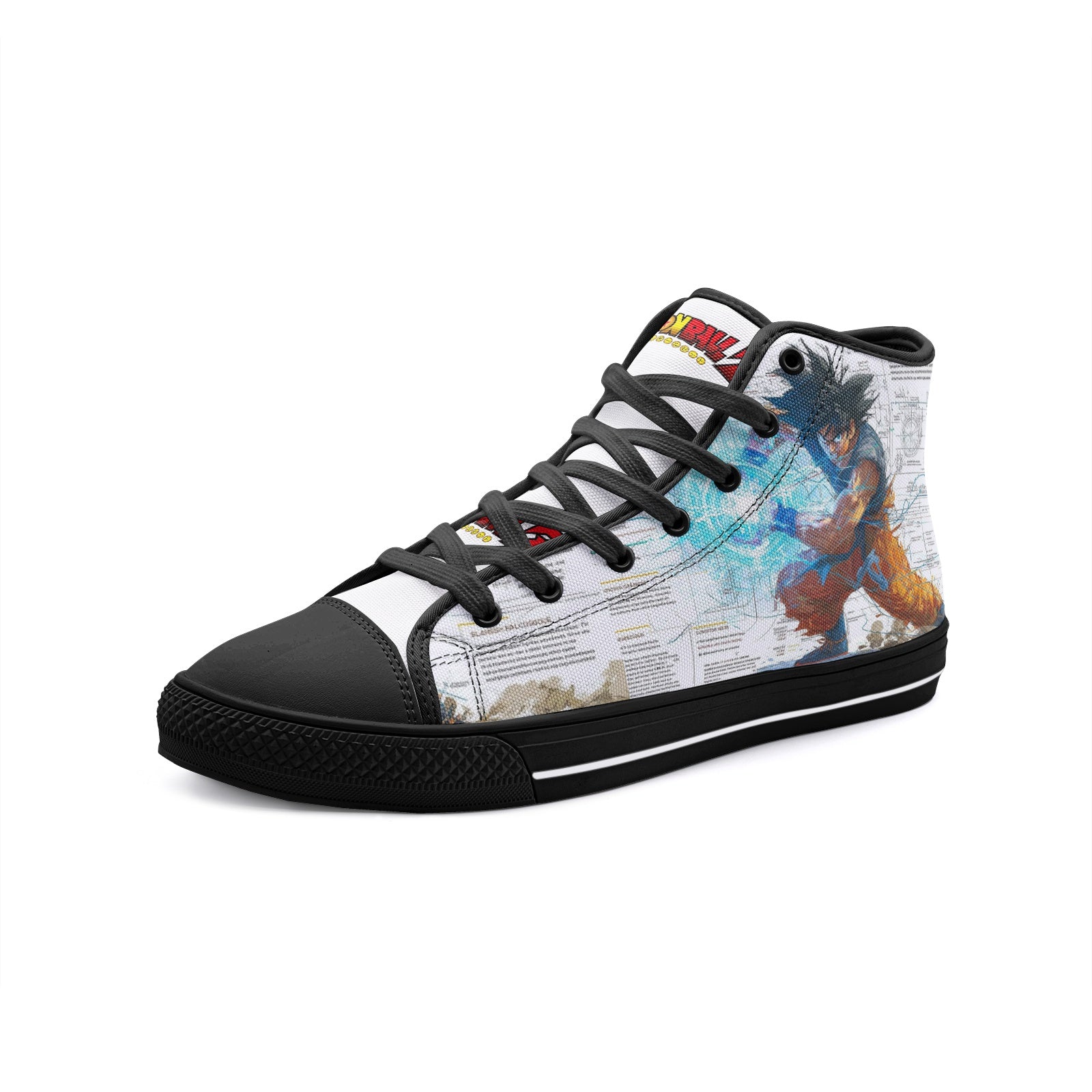 DBZ-Goku_Vegeta (Unisex High Top Canvas Shoes)
