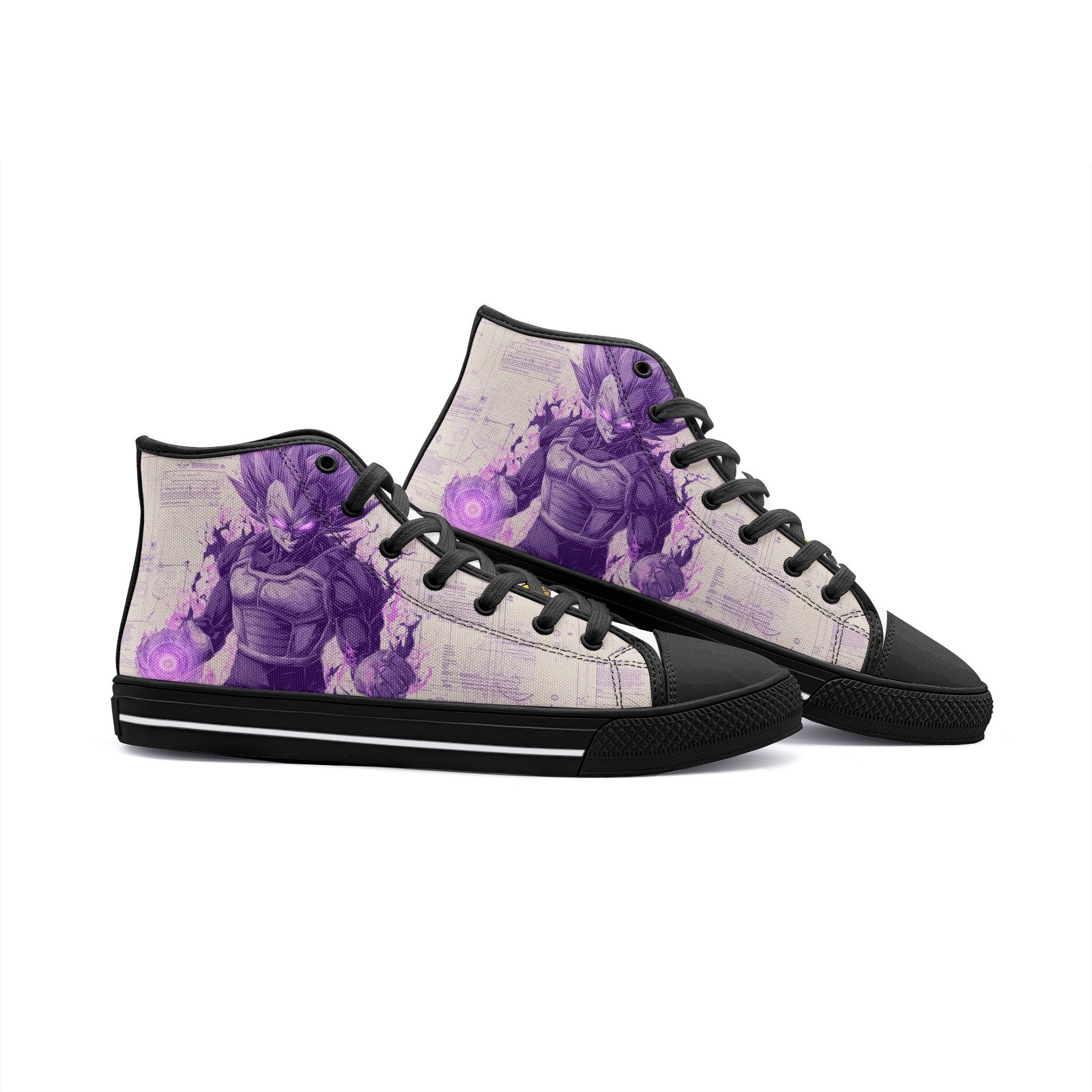 DBZ-Goku_Vegeta (Unisex High Top Canvas Shoes)
