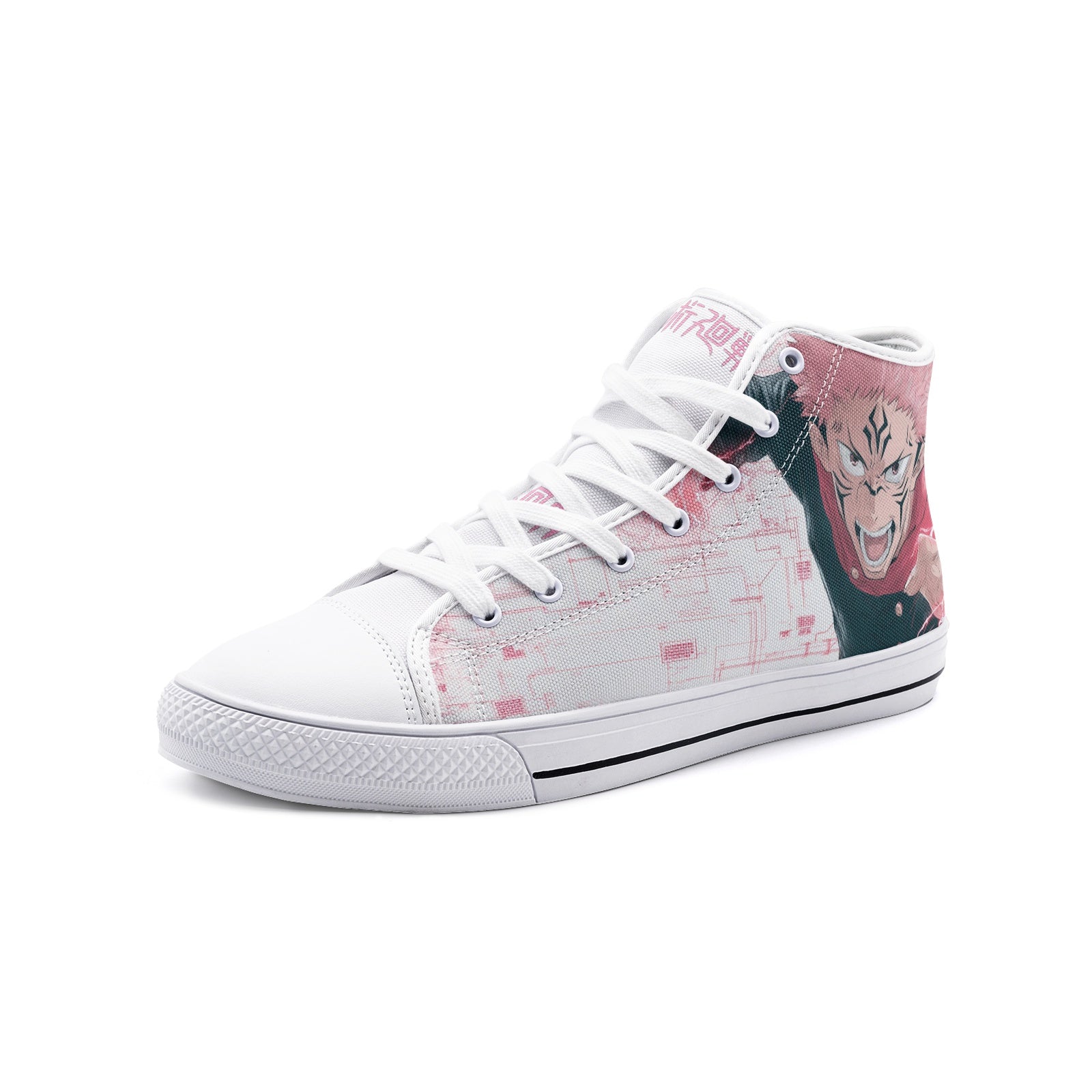 Ryomen Sukuna (Unisex High Top Canvas Shoes)