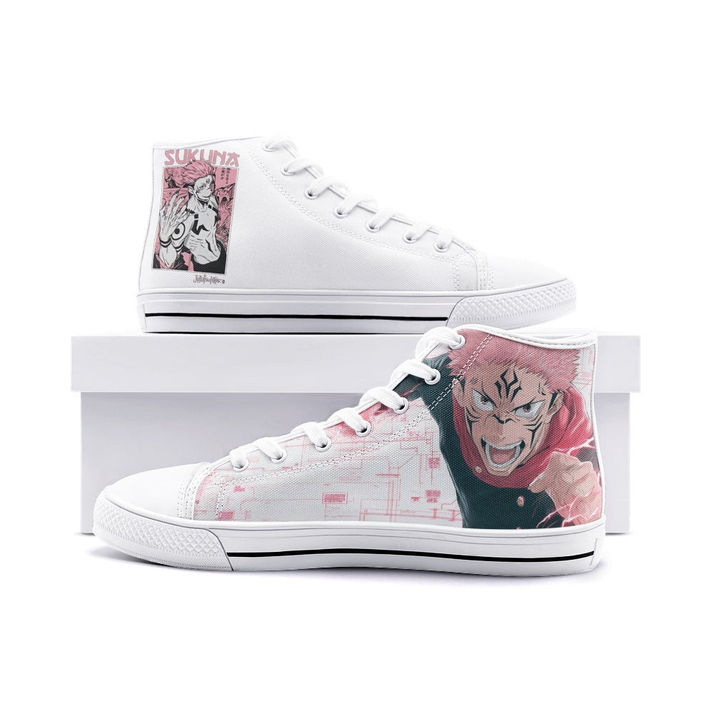 Ryomen Sukuna (Unisex High Top Canvas Shoes)