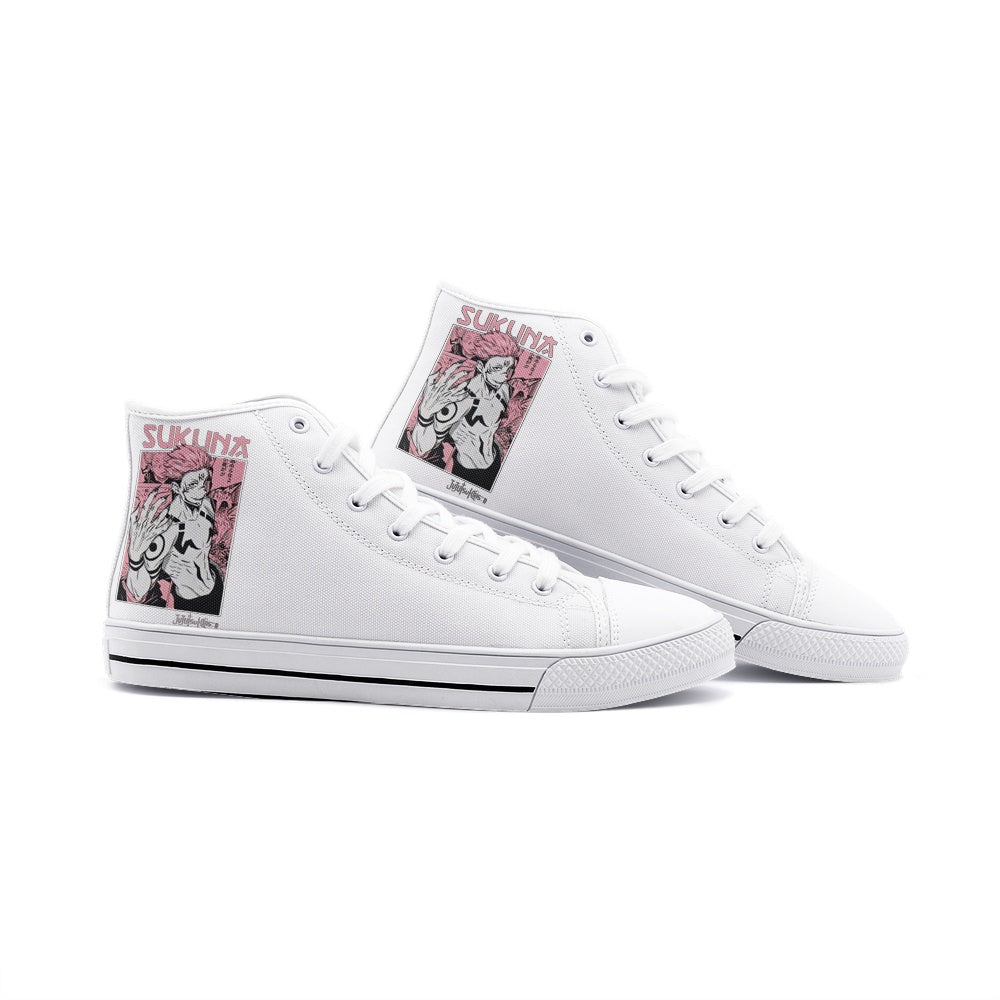 Ryomen Sukuna (Unisex High Top Canvas Shoes)