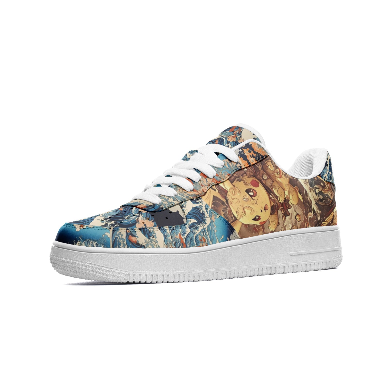 Pokemon (Unisex Low Top Leather Sneakers)