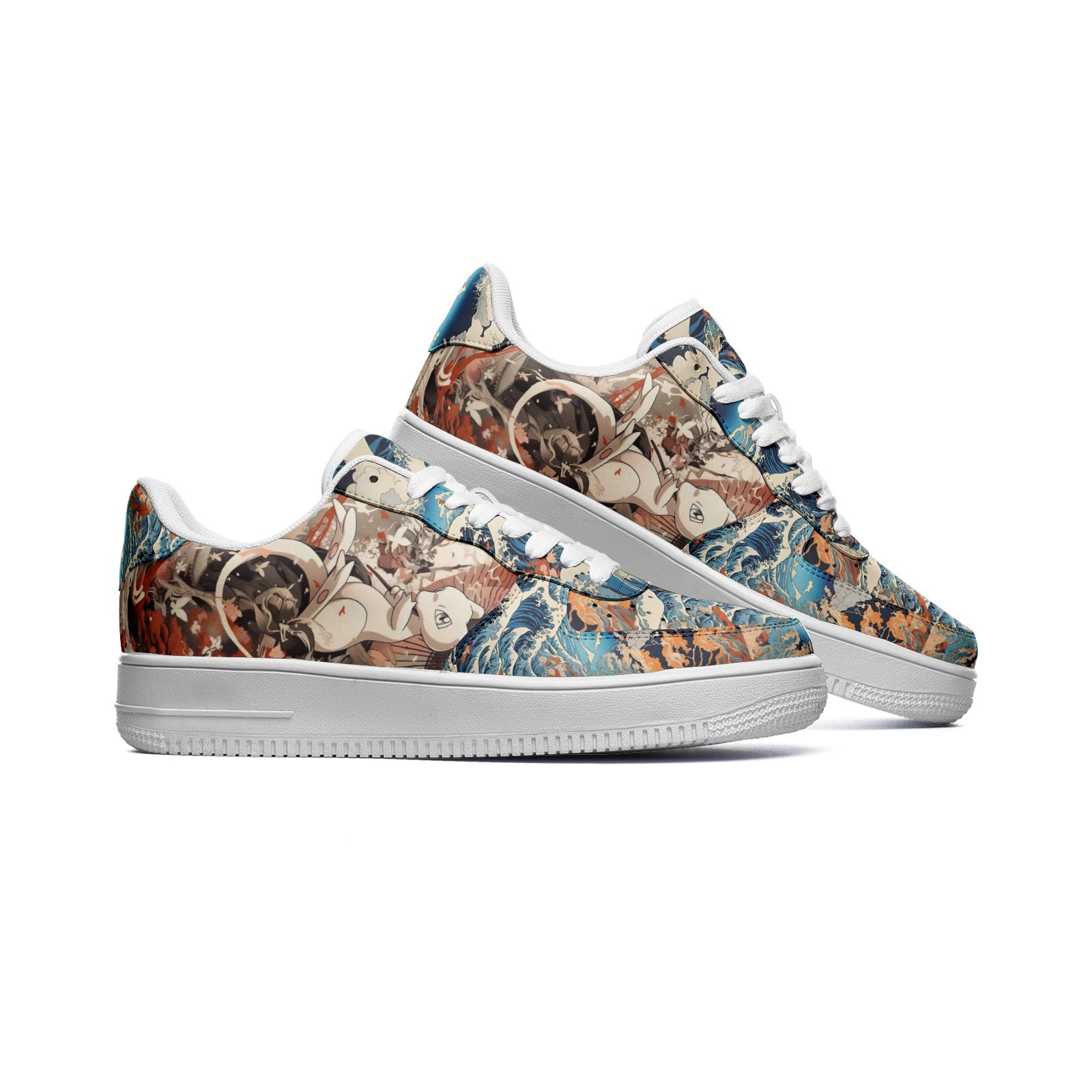 Pokemon (Unisex Low Top Leather Sneakers)
