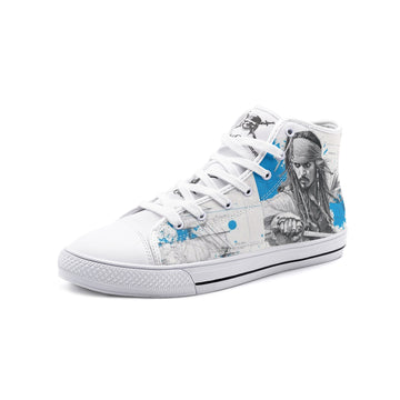 Pirates Johny (Unisex High Top Canvas Shoes)