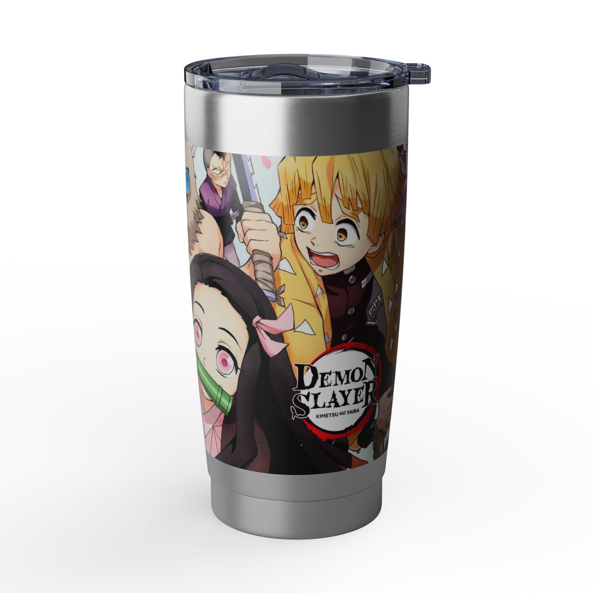 Demon Slayer Chibi Characters Tumbler | Anime 20oz Travel Cup
