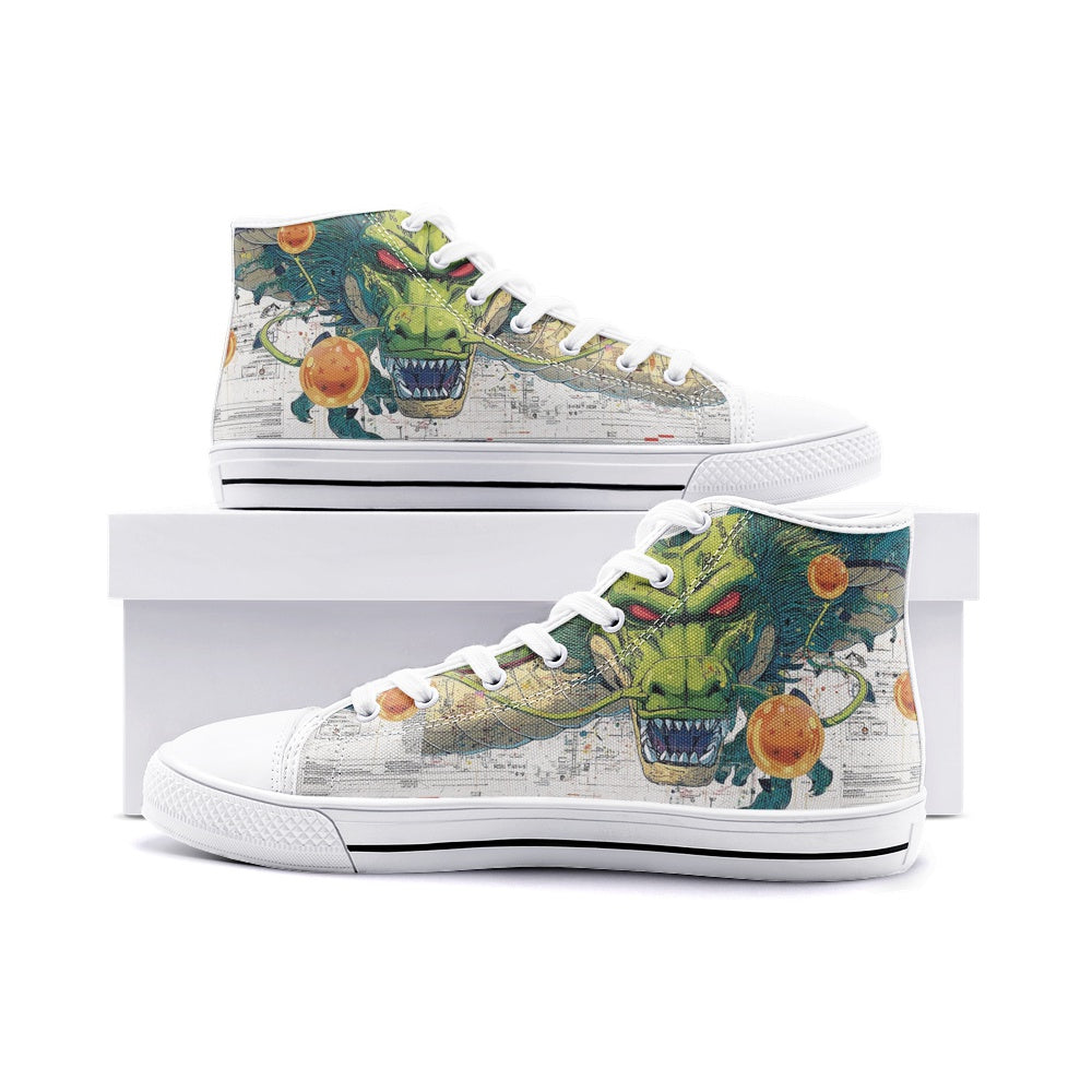 DBZ-Shenlon (Unisex High Top Canvas Shoes)