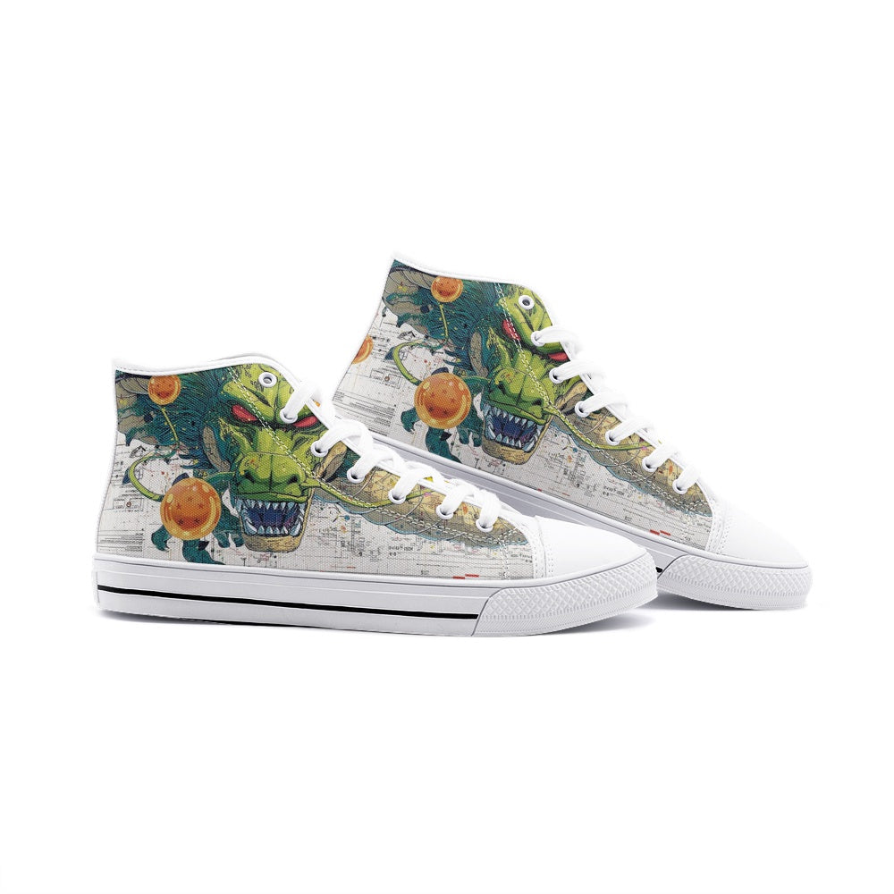 DBZ-Shenlon (Unisex High Top Canvas Shoes)