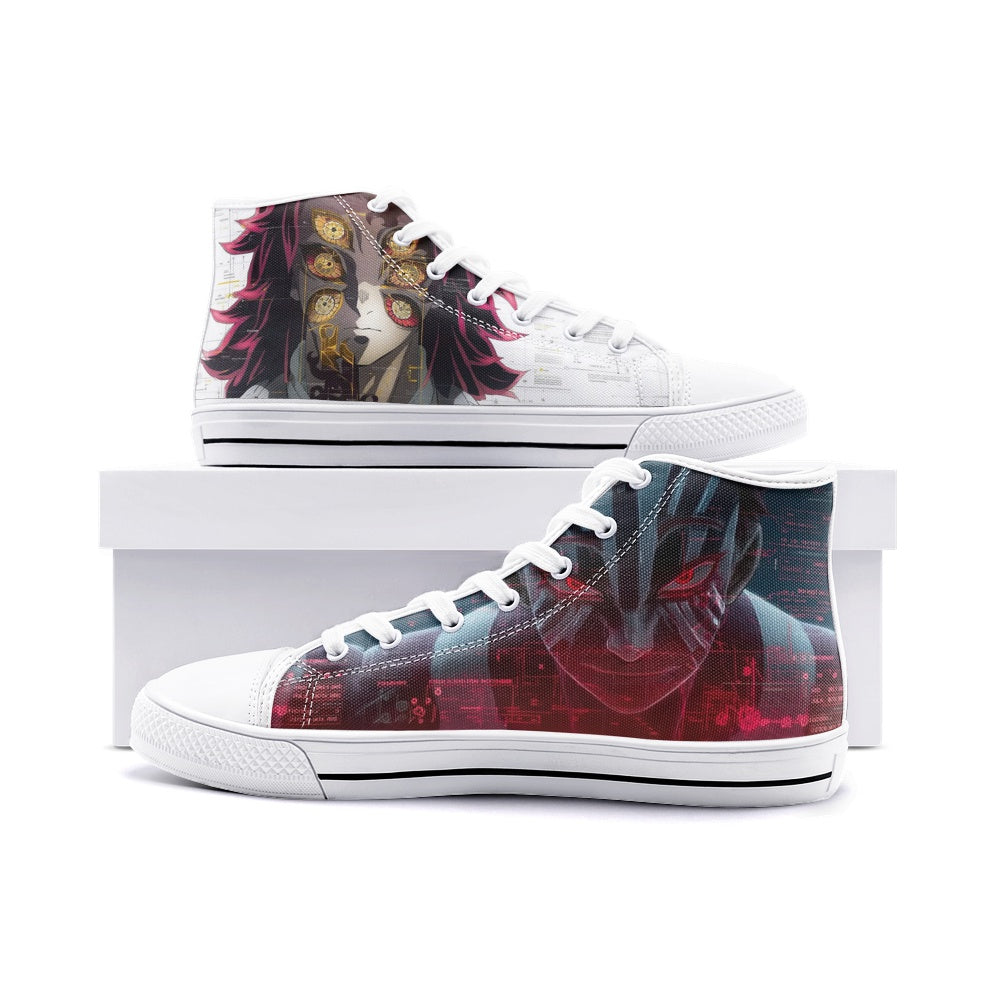 Akaza (Unisex High Top Canvas Shoes)