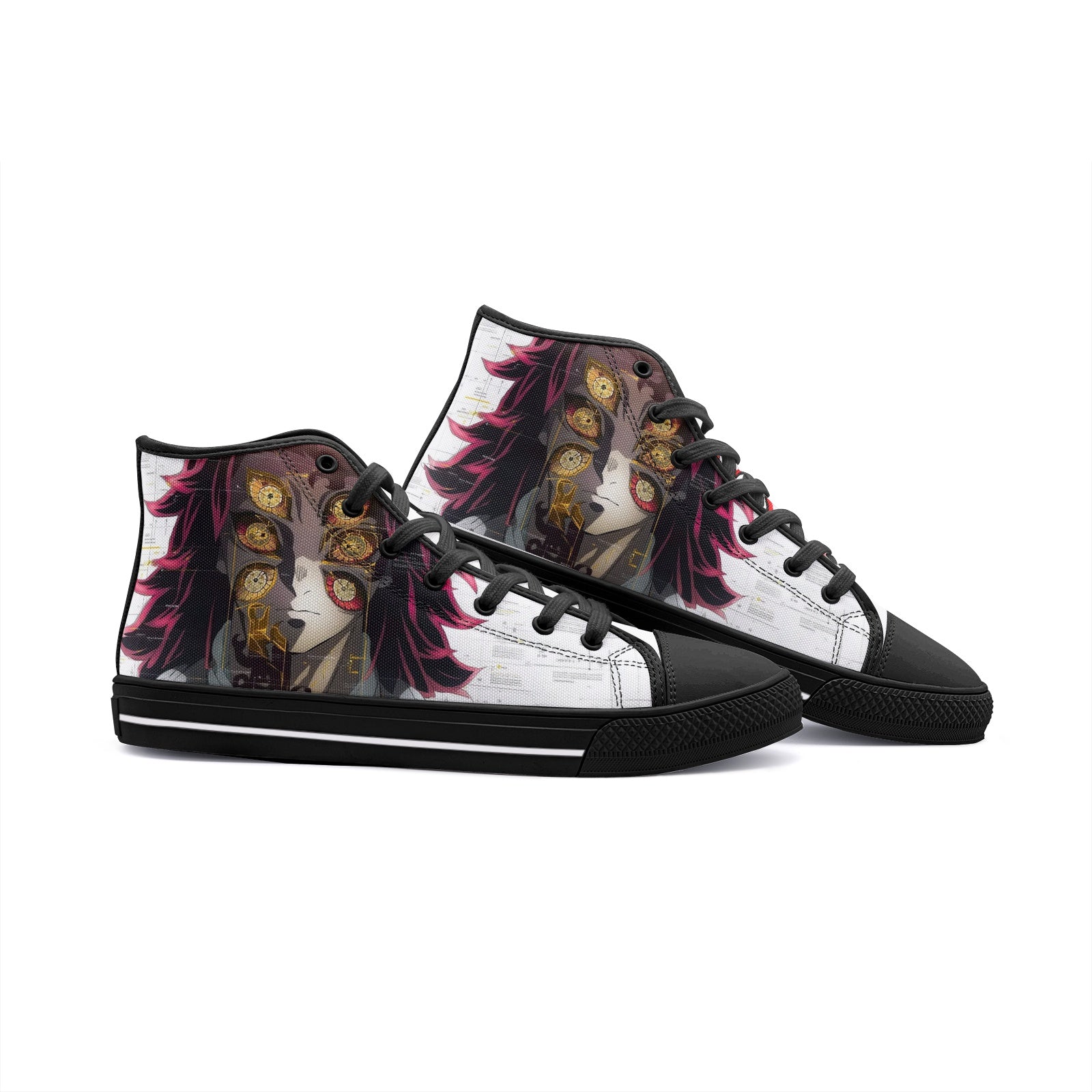 Akaza (Unisex High Top Canvas Shoes)